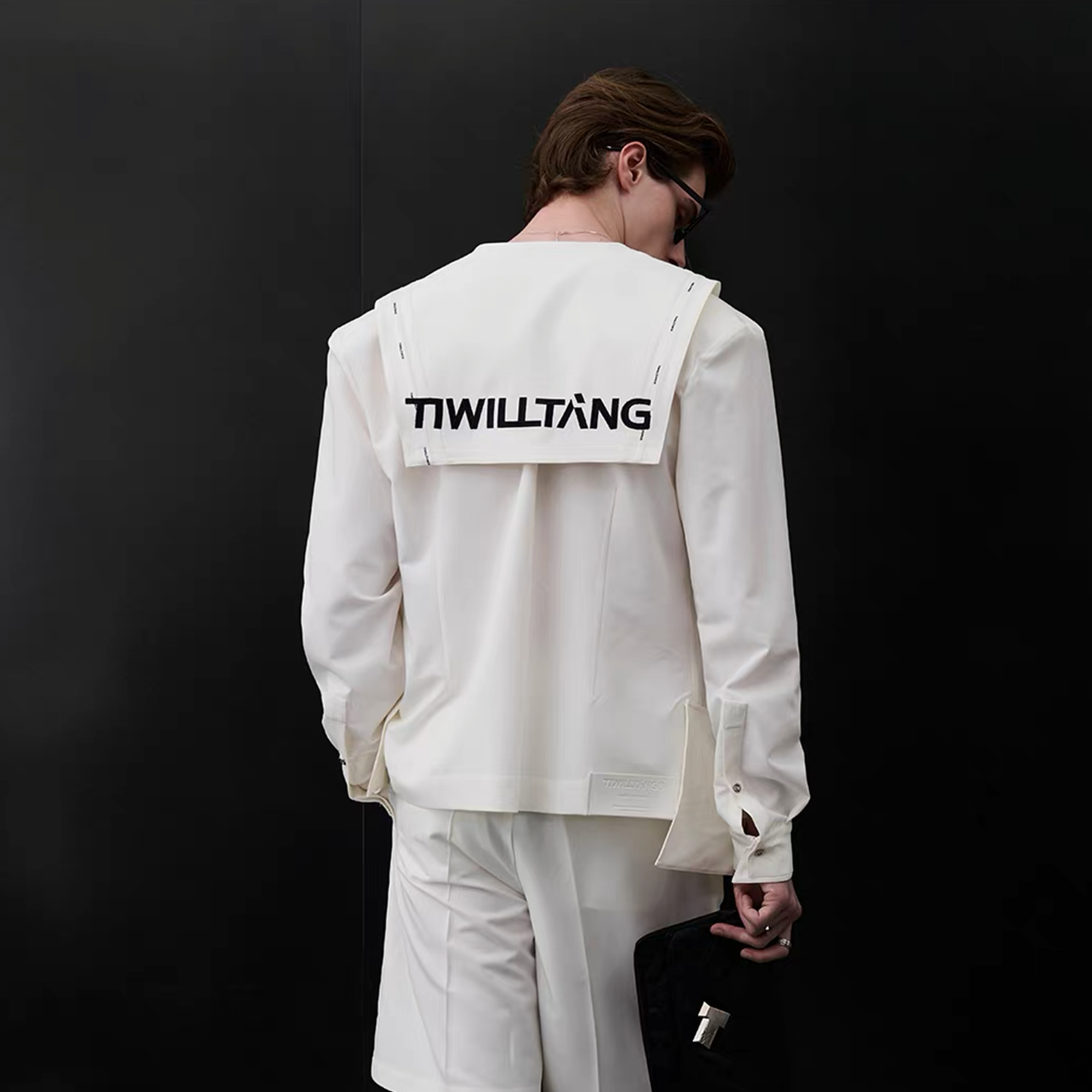 TIWILLTANG Minimal Sailor Collar Shirt