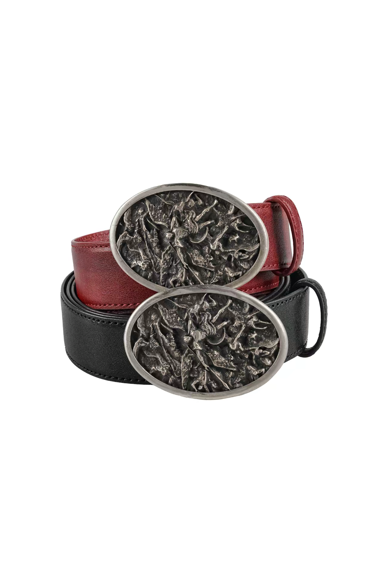 UNDERWATER Lucifer Buckle Calf Leather Belt, premium urban and streetwear designers apparel on PROJECTISR.com, UNDERWATER