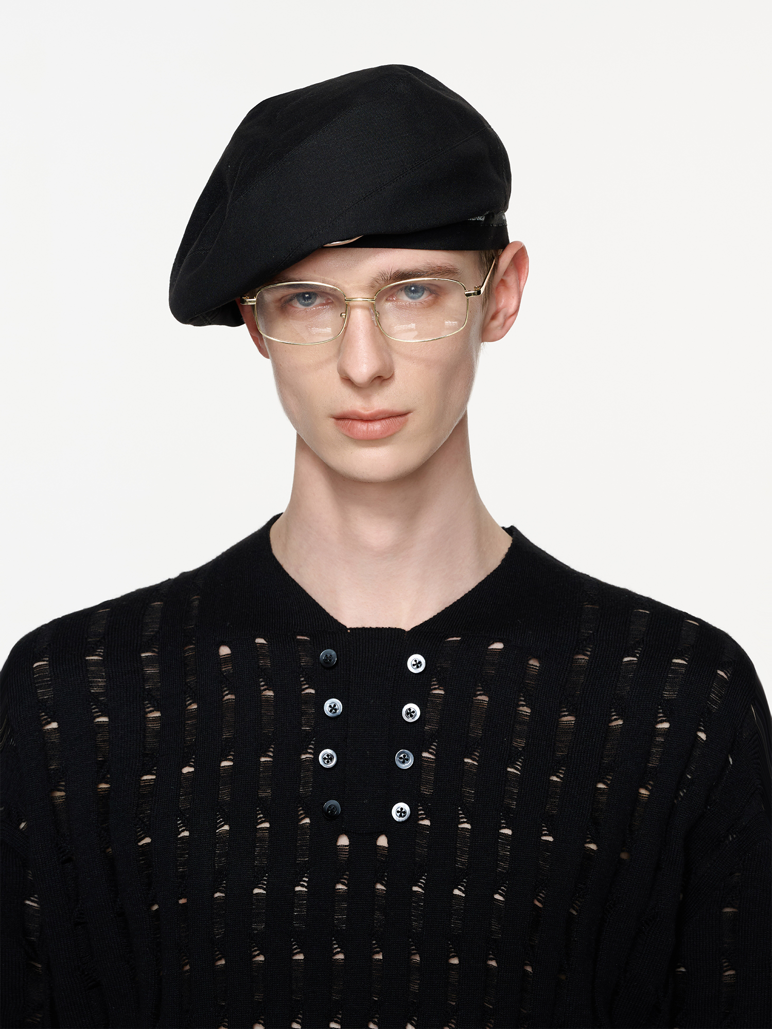 TIWILLTANG Essential Openwork Knitted T Shirt