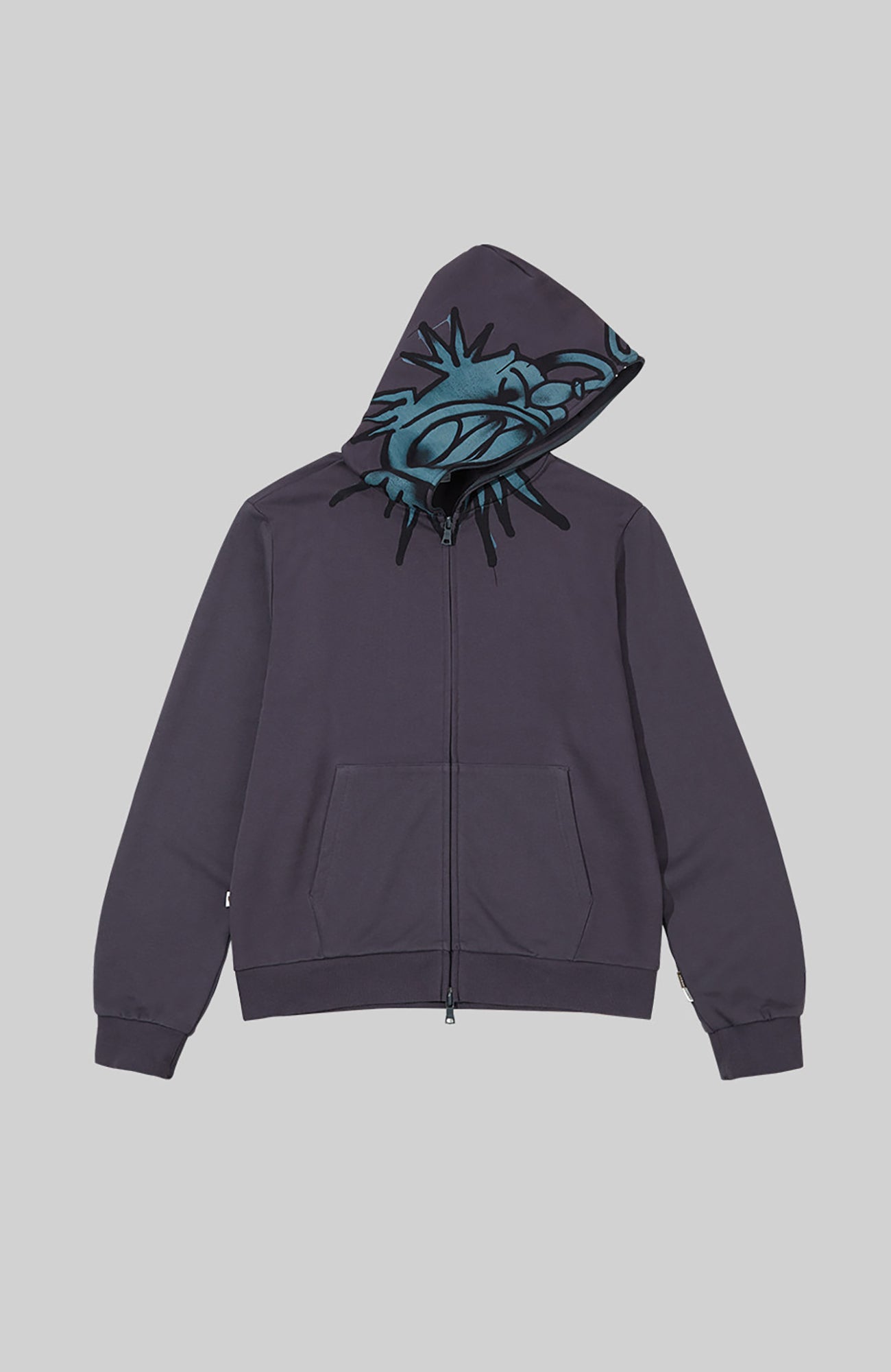URBAN+FOREST Ocean Monster Graphic Masked Hooded Jacket