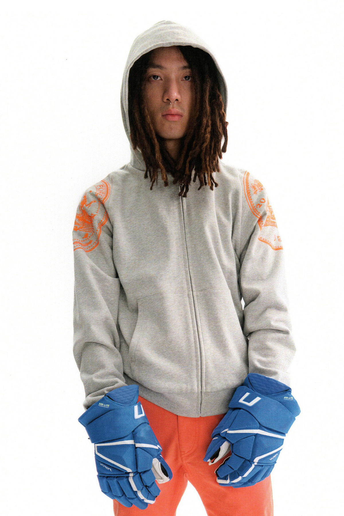 URBAN+FOREST Mythic Coin Graphic Double-Layer Hooded Jacket, premium urban and streetwear designers apparel on PROJECTISR.com, URBAN+FOREST