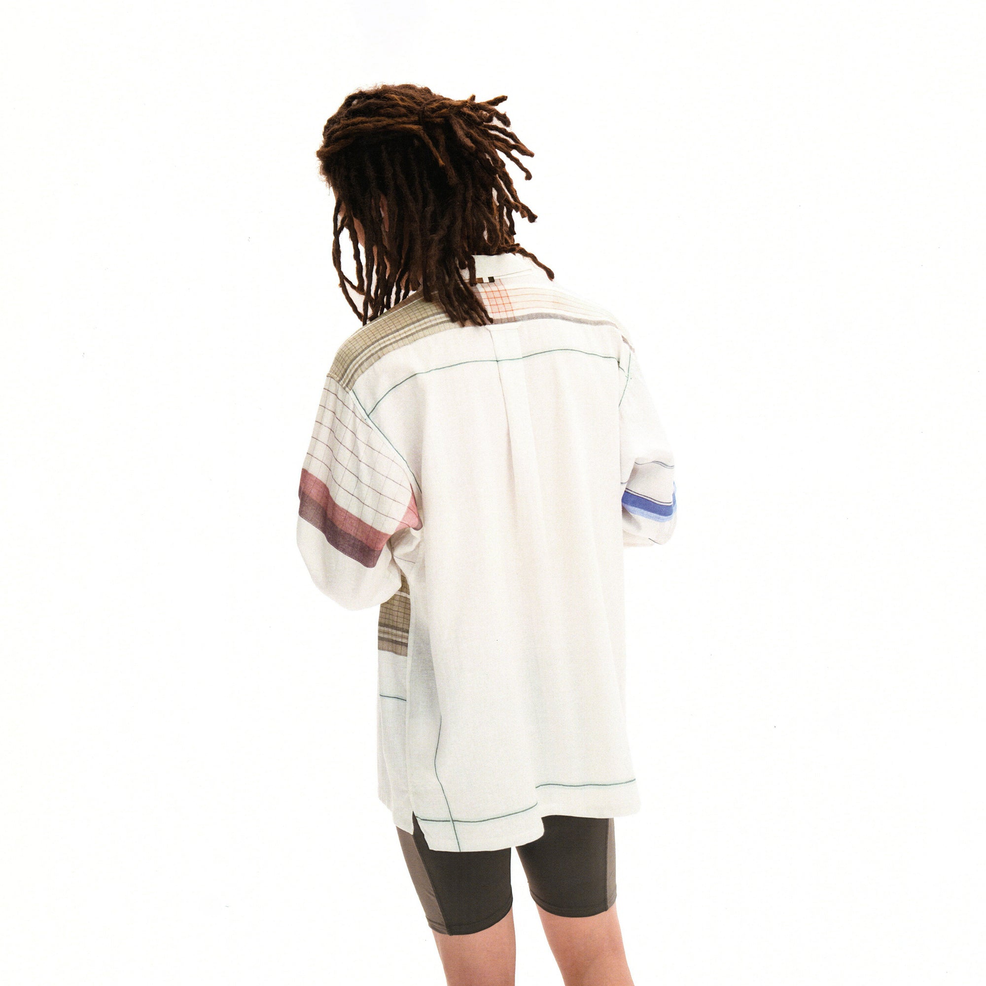 URBAN+FOREST Patchwork Plaid Shirt, premium urban and streetwear designers apparel on PROJECTISR.com, URBAN+FOREST
