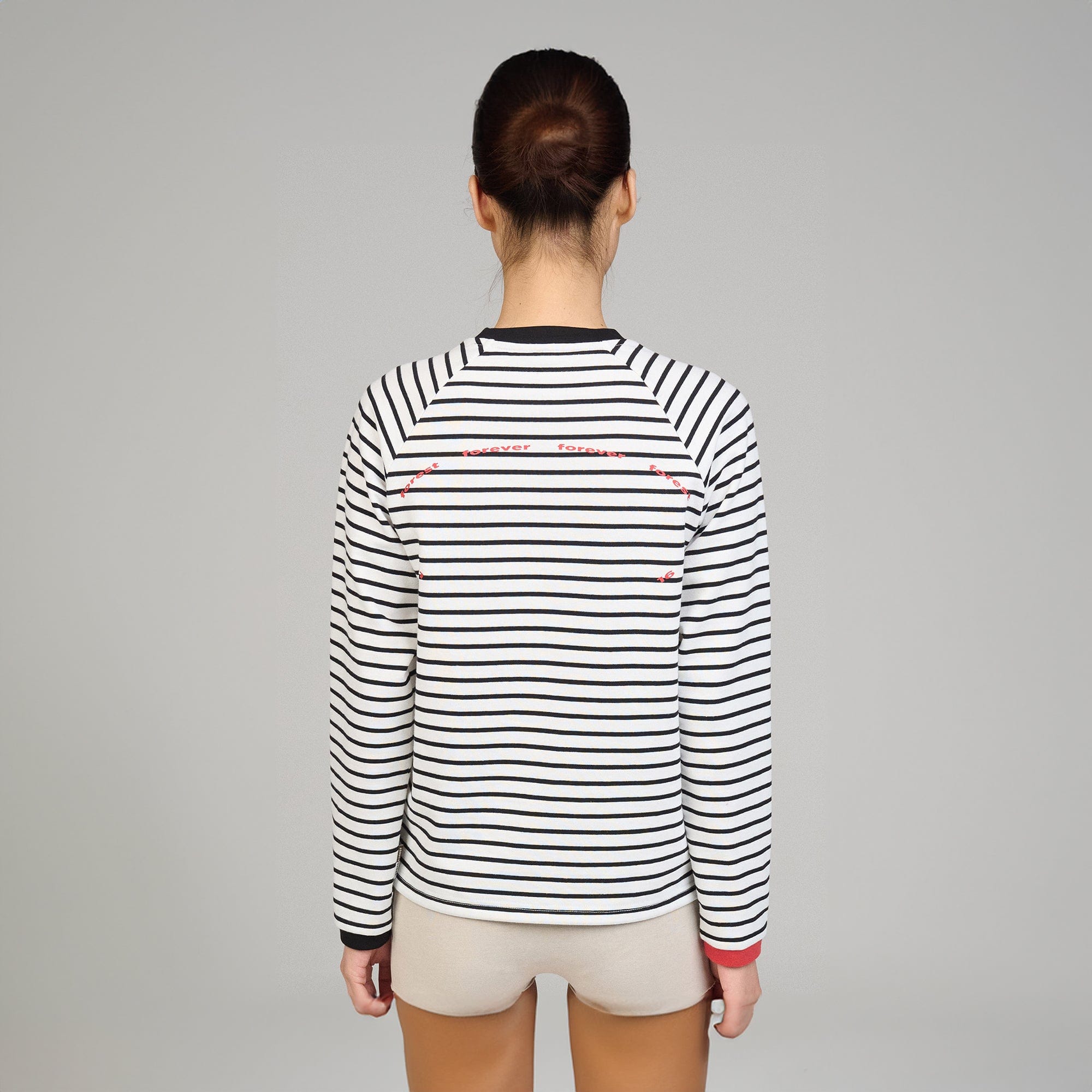 URBAN+FOREST Striped Raglan Long-Sleeve Tee, premium urban and streetwear designers apparel on PROJECTISR.com, URBAN+FOREST