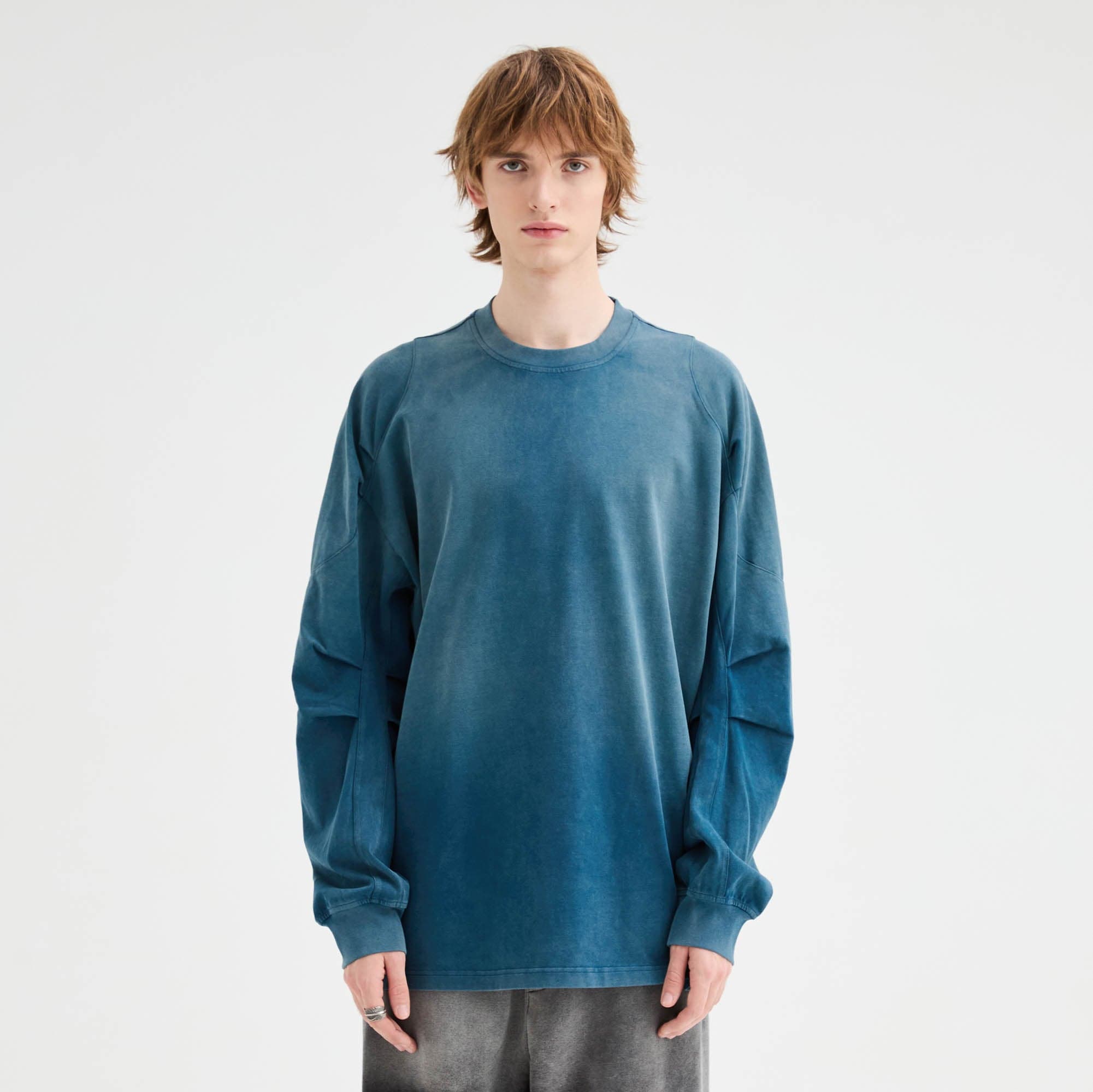 ORGANIC EMOTION Iceberg Gradient Long-Sleeve Tee, premium urban and streetwear designers apparel on PROJECTISR.com, ORGANIC EMOTION