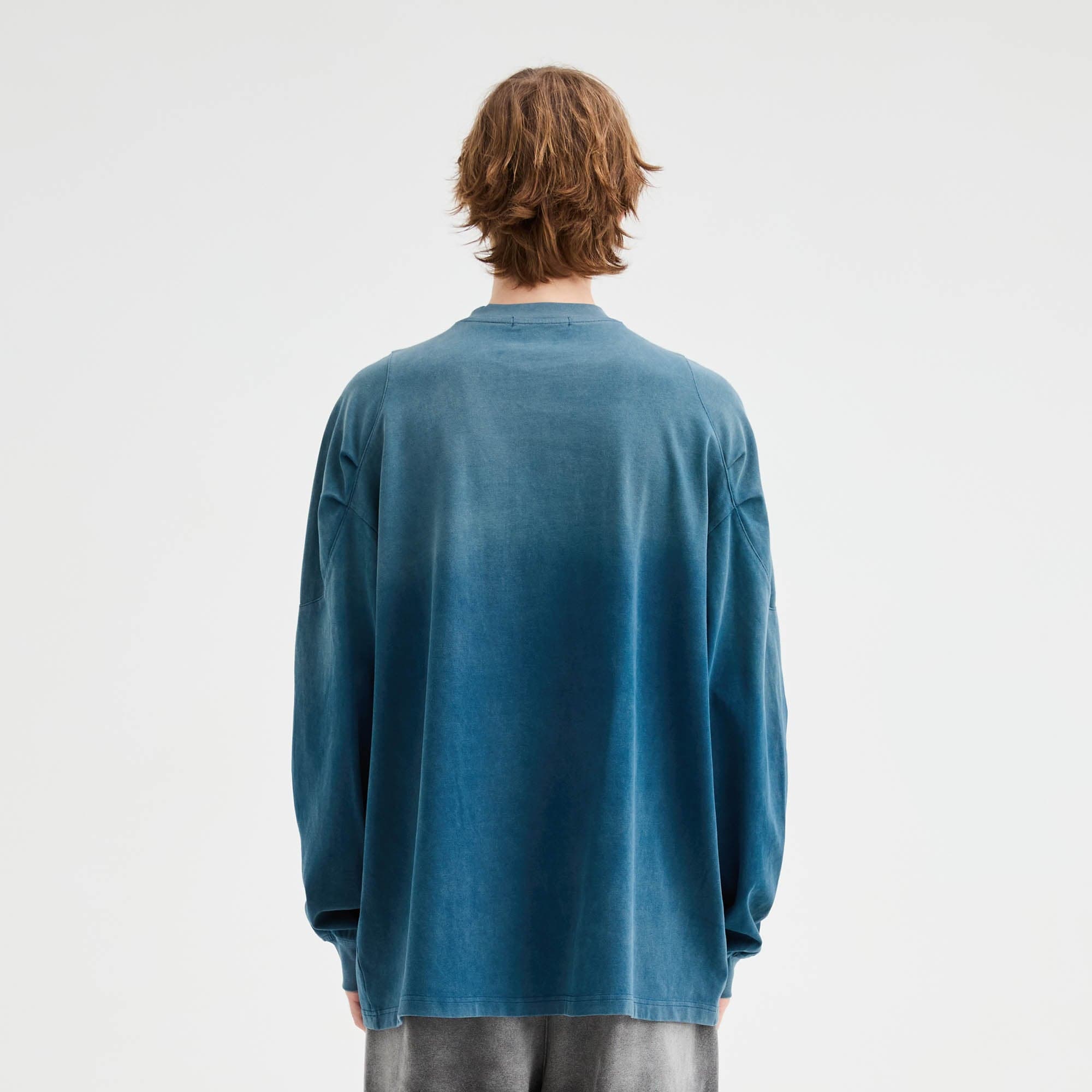 ORGANIC EMOTION Iceberg Gradient Long-Sleeve Tee, premium urban and streetwear designers apparel on PROJECTISR.com, ORGANIC EMOTION
