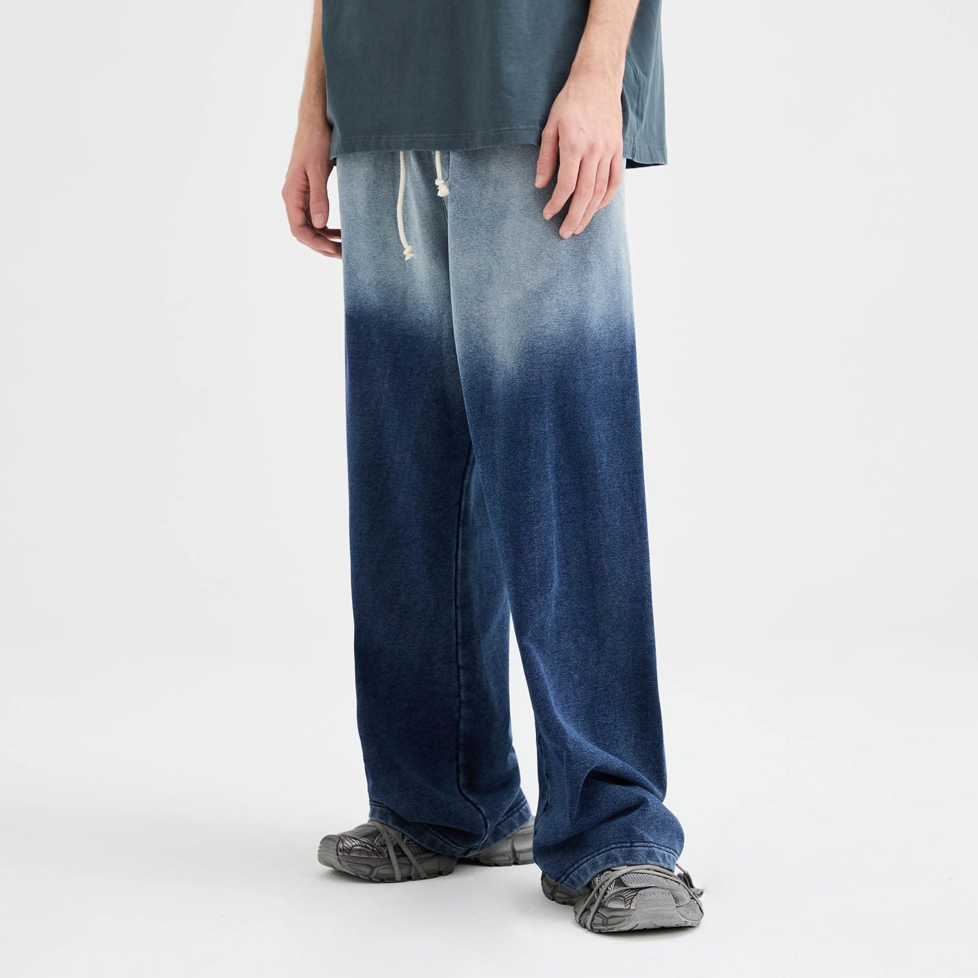 ORGANIC EMOTION Gradient Straight-Leg Drawstring Sweatpants, premium urban and streetwear designers apparel on PROJECTISR.com, ORGANIC EMOTION