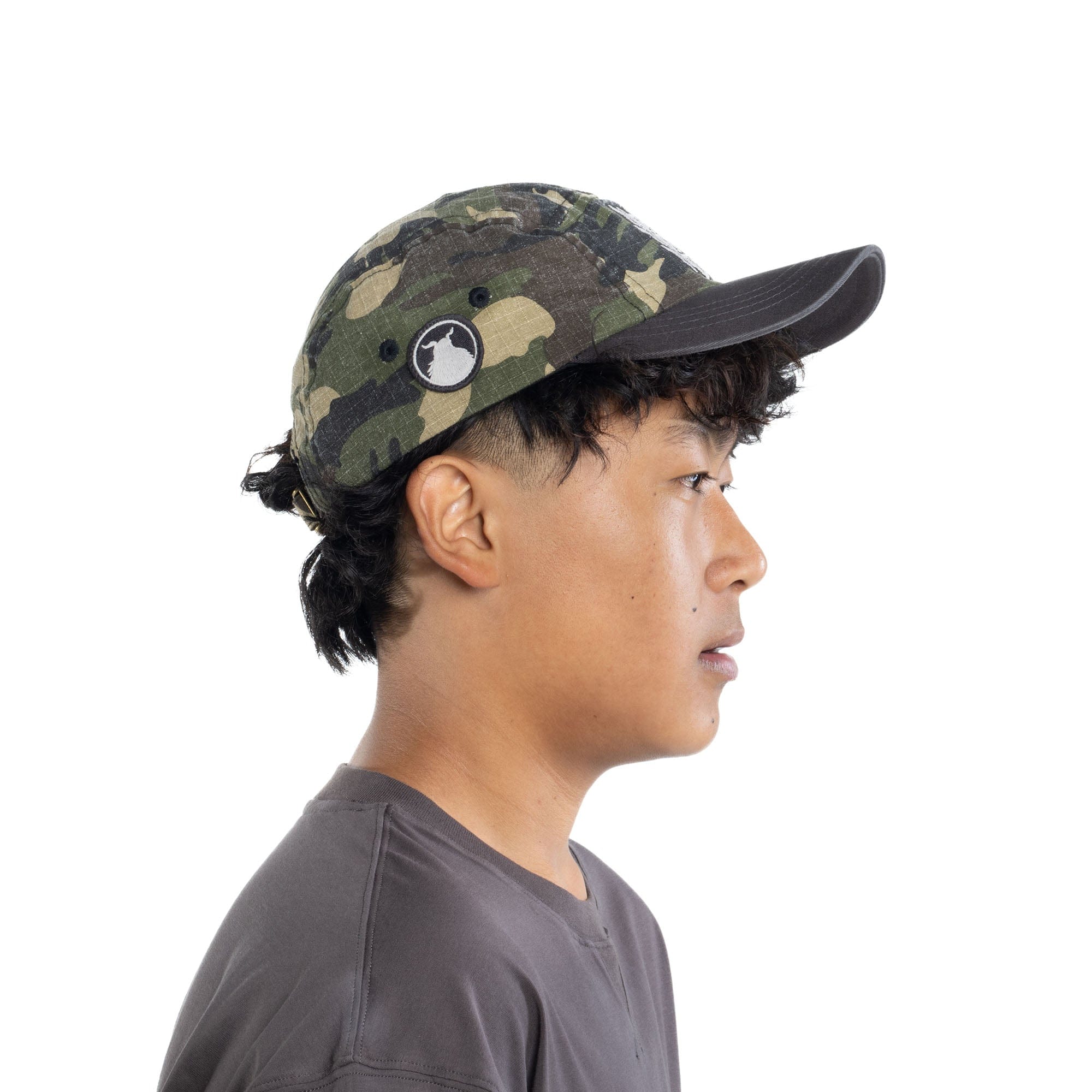 NERHI Graffiti Embroidered Camo 5-Panel Cap