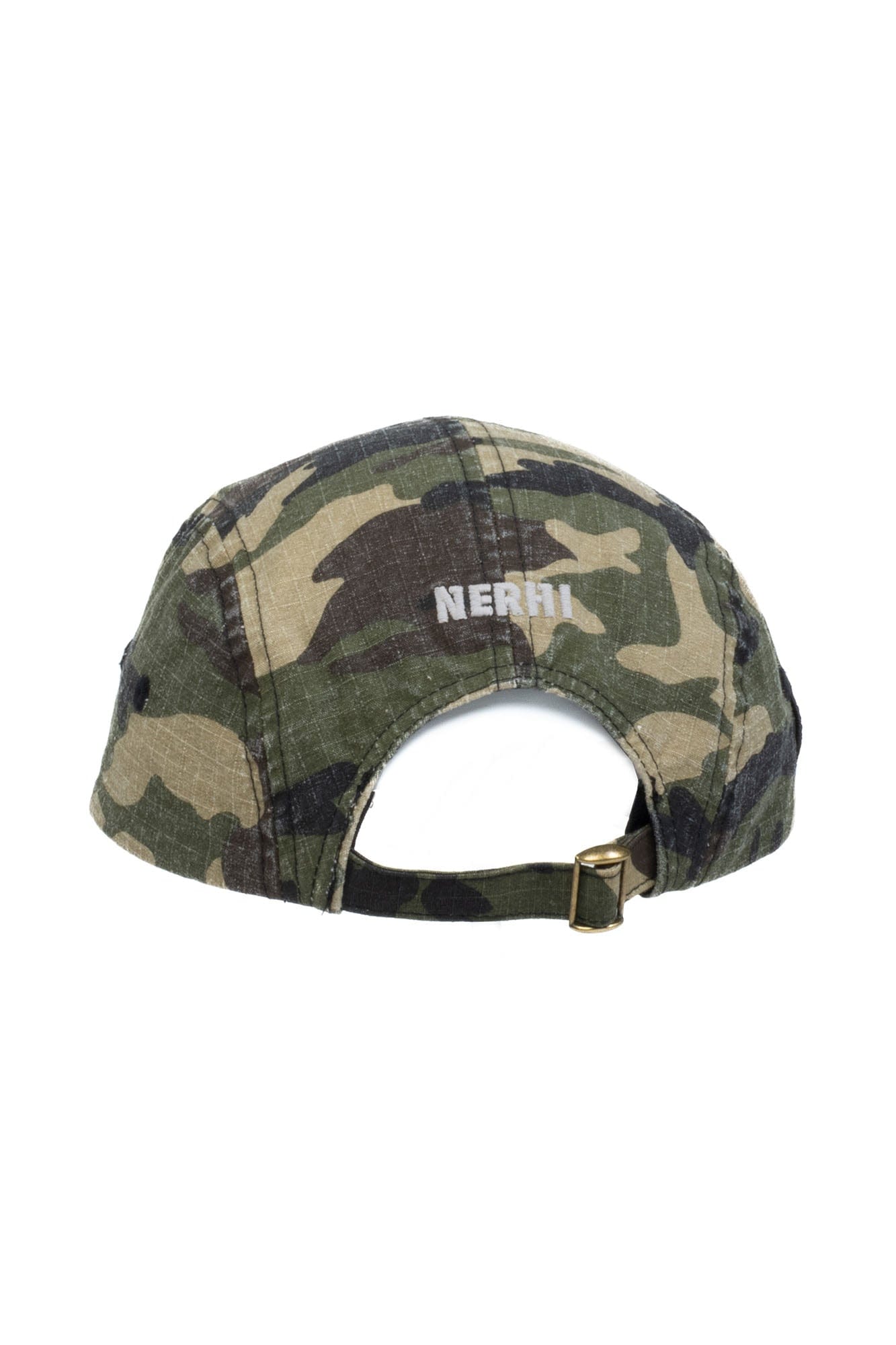 NERHI Graffiti Embroidered Camo 5-Panel Cap