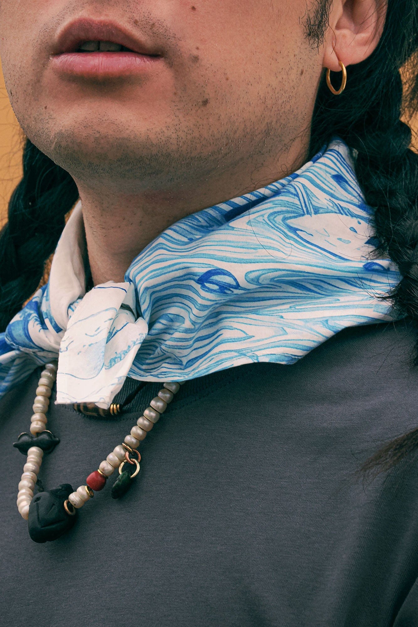 NERHI Meditating Yeti Scenic Graphic Bandana