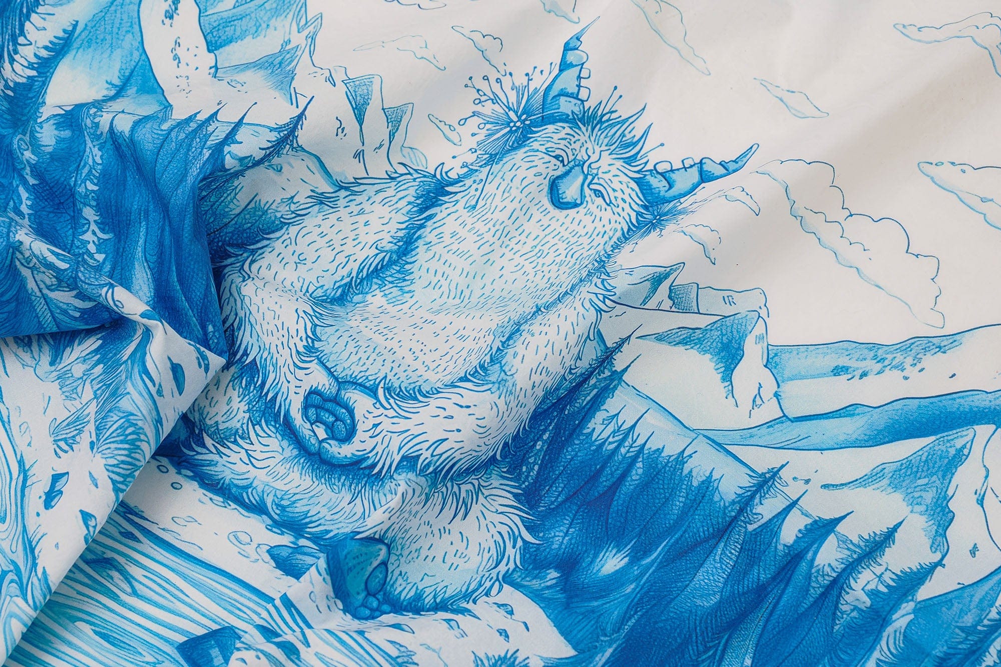 NERHI Meditating Yeti Scenic Graphic Bandana