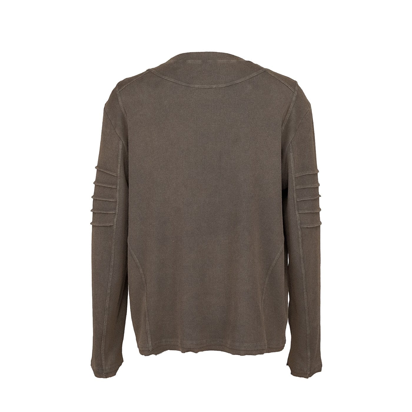 UNDERWATER Distressed Deconstructed Light Sweatshirt Brown, premium urban and streetwear designers apparel on PROJECTISR.com, UNDERWATER
