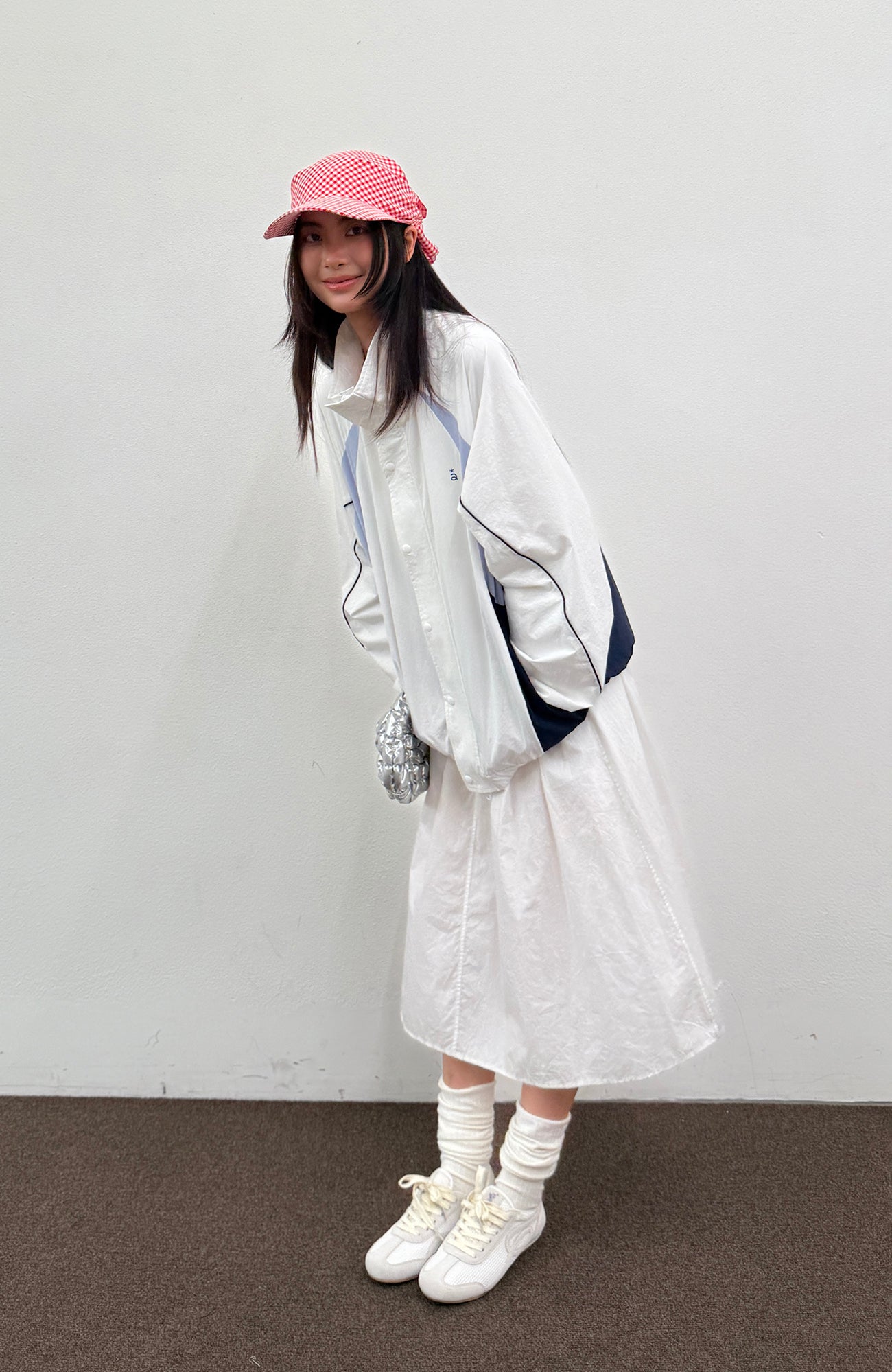 ROARINGWILD A ARCH Embroidered Graphic Raglan Jacket