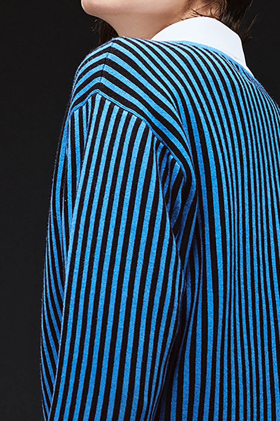 ARTIFICIAL WORLD Essential Striped Knitted L/S Tee, premium urban and streetwear designers apparel on PROJECTISR.com, ARTIFICIAL WORLD
