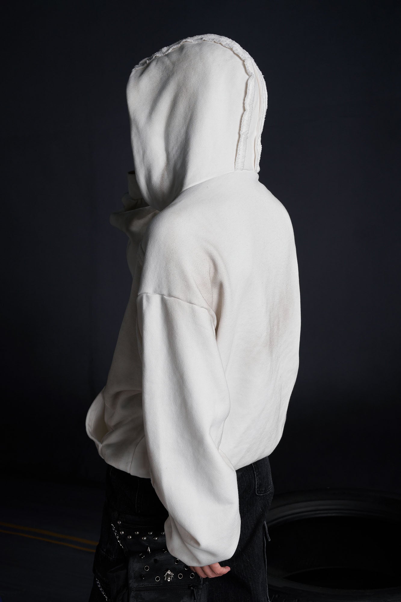 RECOVER ZONE LOGO Embroidered Dirty Wash Hoodie, premium urban and streetwear designers apparel on PROJECTISR.com, RECOVER ZONE