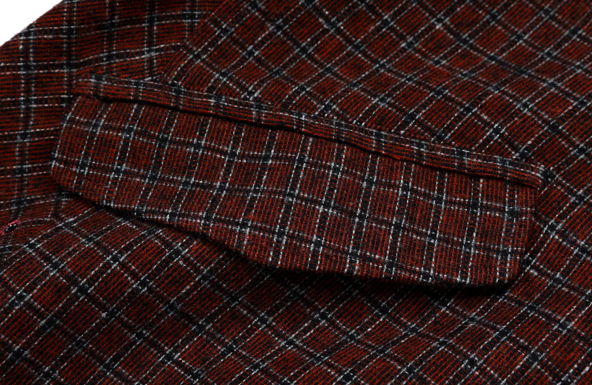 ROARINGWILD A ARCH Plaid Paneled Half-Zip Hooded Jacket