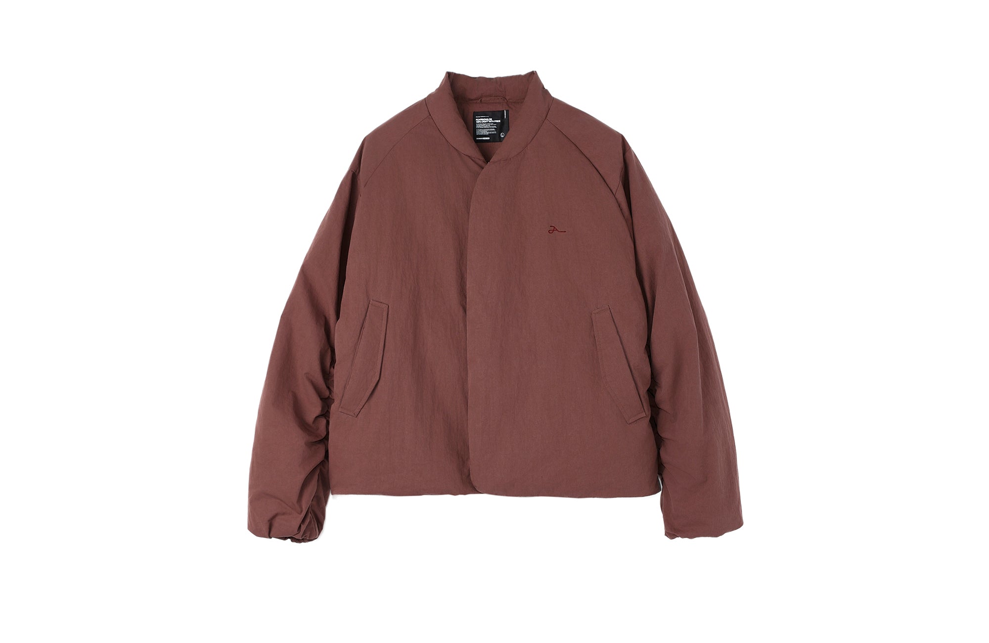 ROARINGWILD A ARCH Minimal Hidden Snap Puffer Jacket