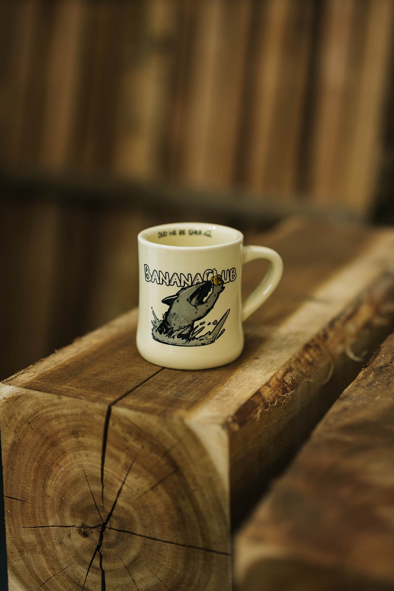BANANA CLUB Shark Mug, premium urban and streetwear designers apparel on PROJECTISR.com, BANANA CLUB