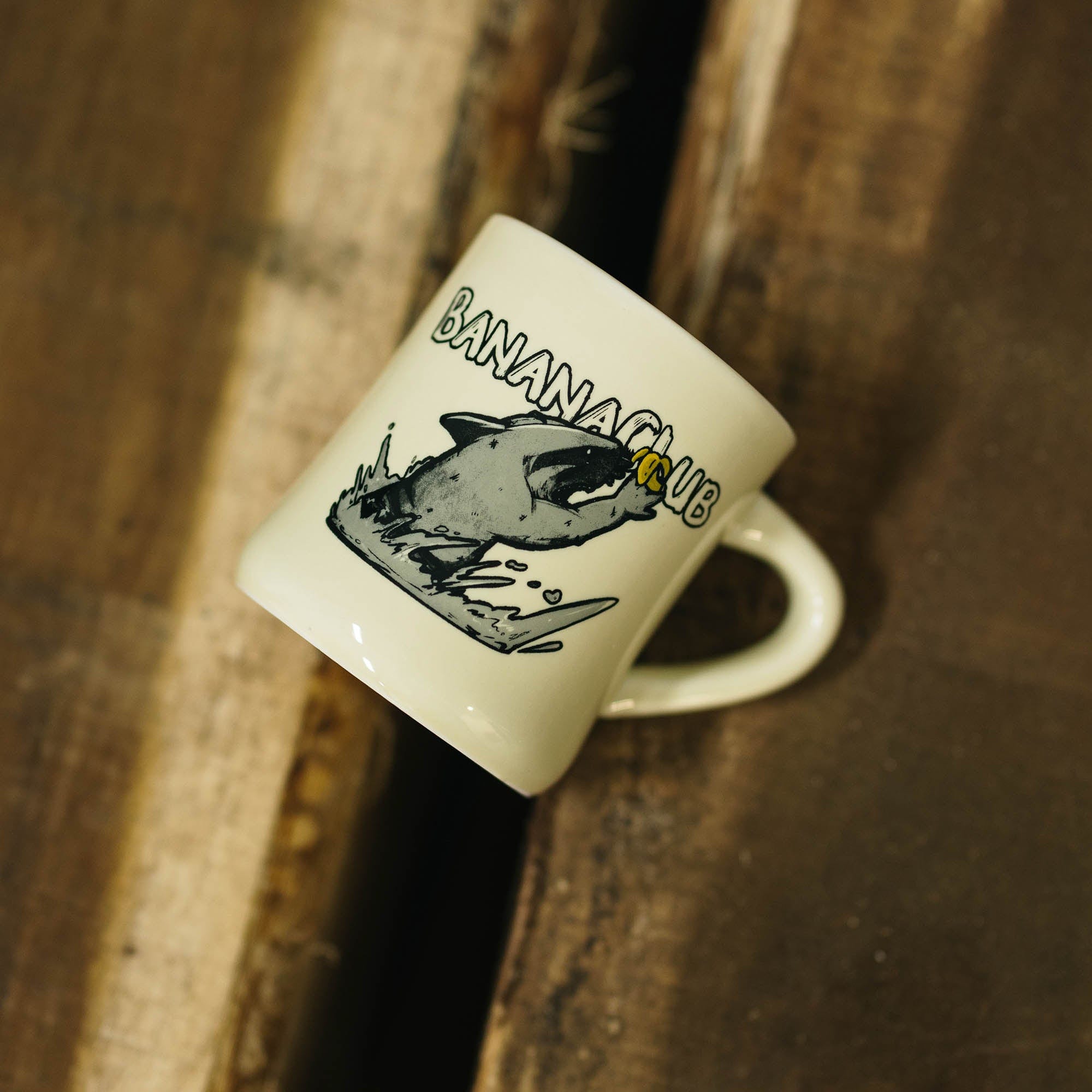 BANANA CLUB Shark Mug, premium urban and streetwear designers apparel on PROJECTISR.com, BANANA CLUB
