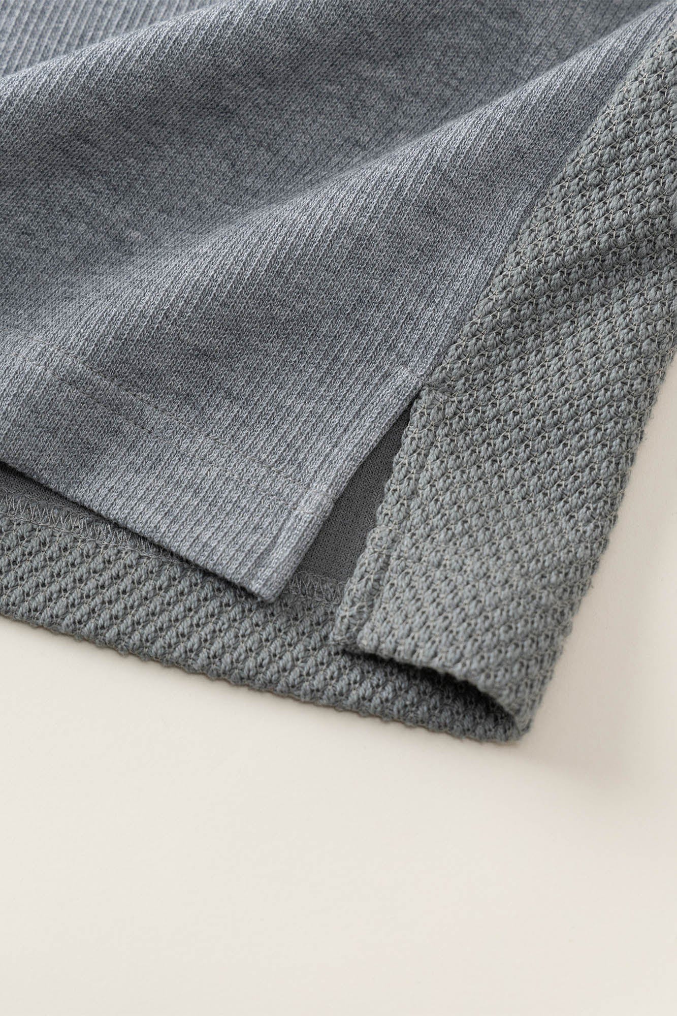 OPICLOTH Essential Spliced Textured Sweatshirt, premium urban and streetwear designers apparel on PROJECTISR.com, OPICLOTH