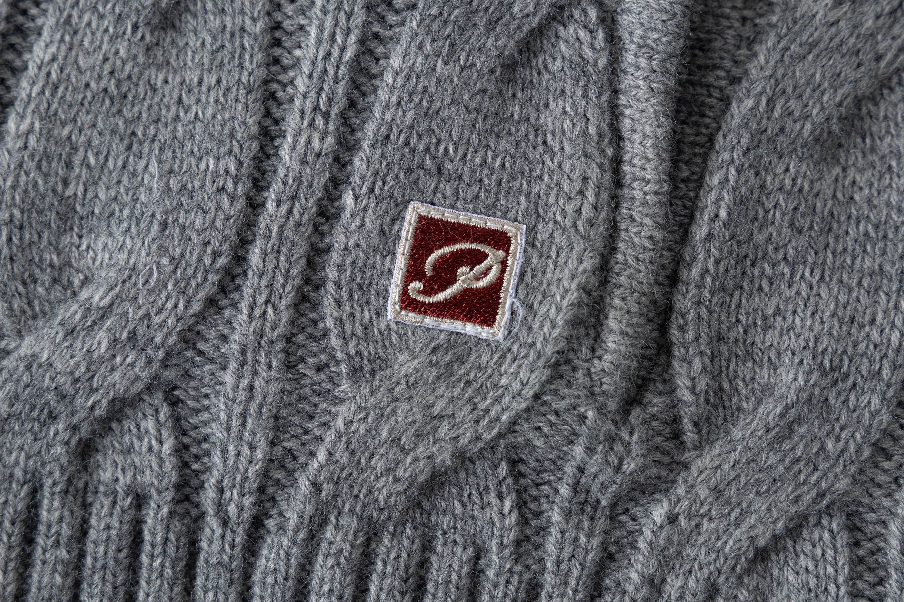 OPICLOTH Cable-Knit Zip-Up Hooded Cardigan, premium urban and streetwear designers apparel on PROJECTISR.com, OPICLOTH