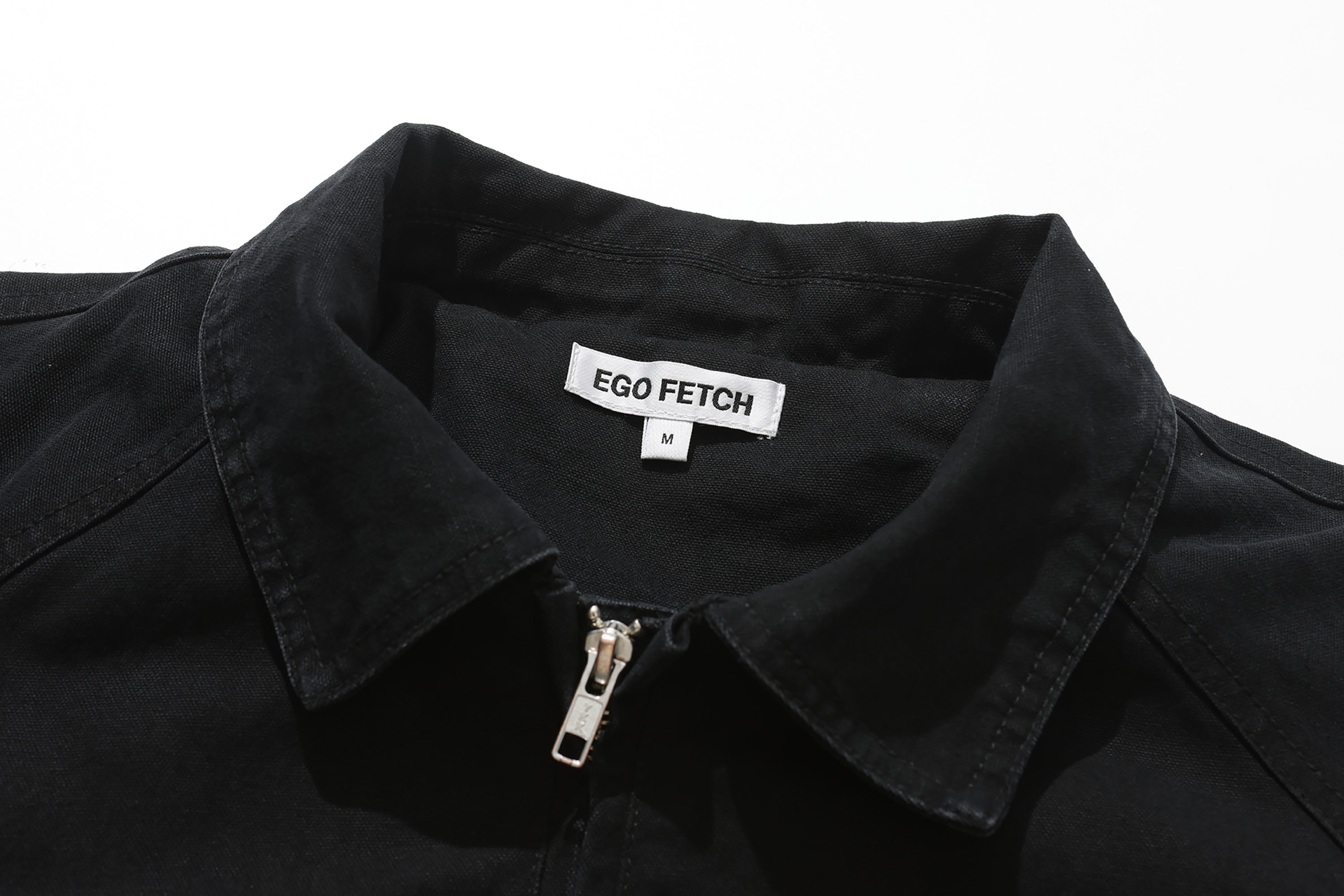 EGOFETCH Washed Utility Oversized Jacket