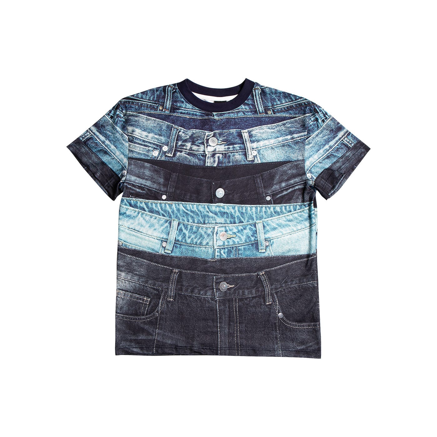 LEONSENSE Full Print Jeans T-Shirt, premium urban and streetwear designers apparel on PROJECTISR.com, LEONSENSE