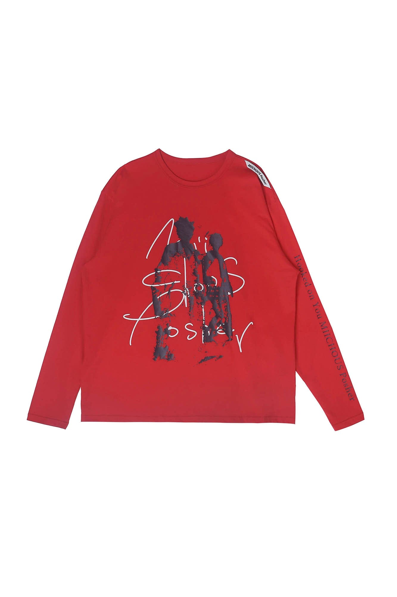 MIICHOUS Abstract Silhouette Long-Sleeve T-Shirt, premium urban and streetwear designers apparel on PROJECTISR.com, Miichous