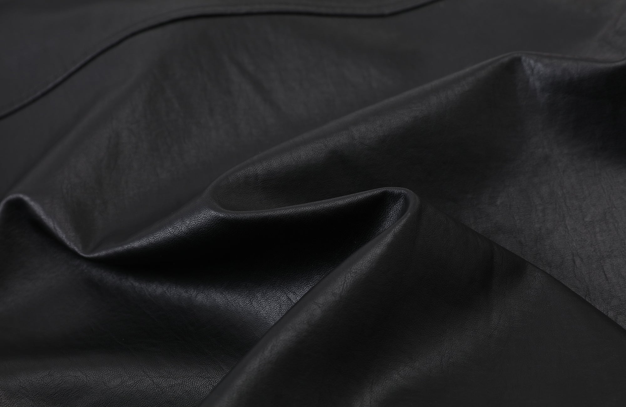 2000RSK Pin-Shoulder Faux Leather Biker Jacket