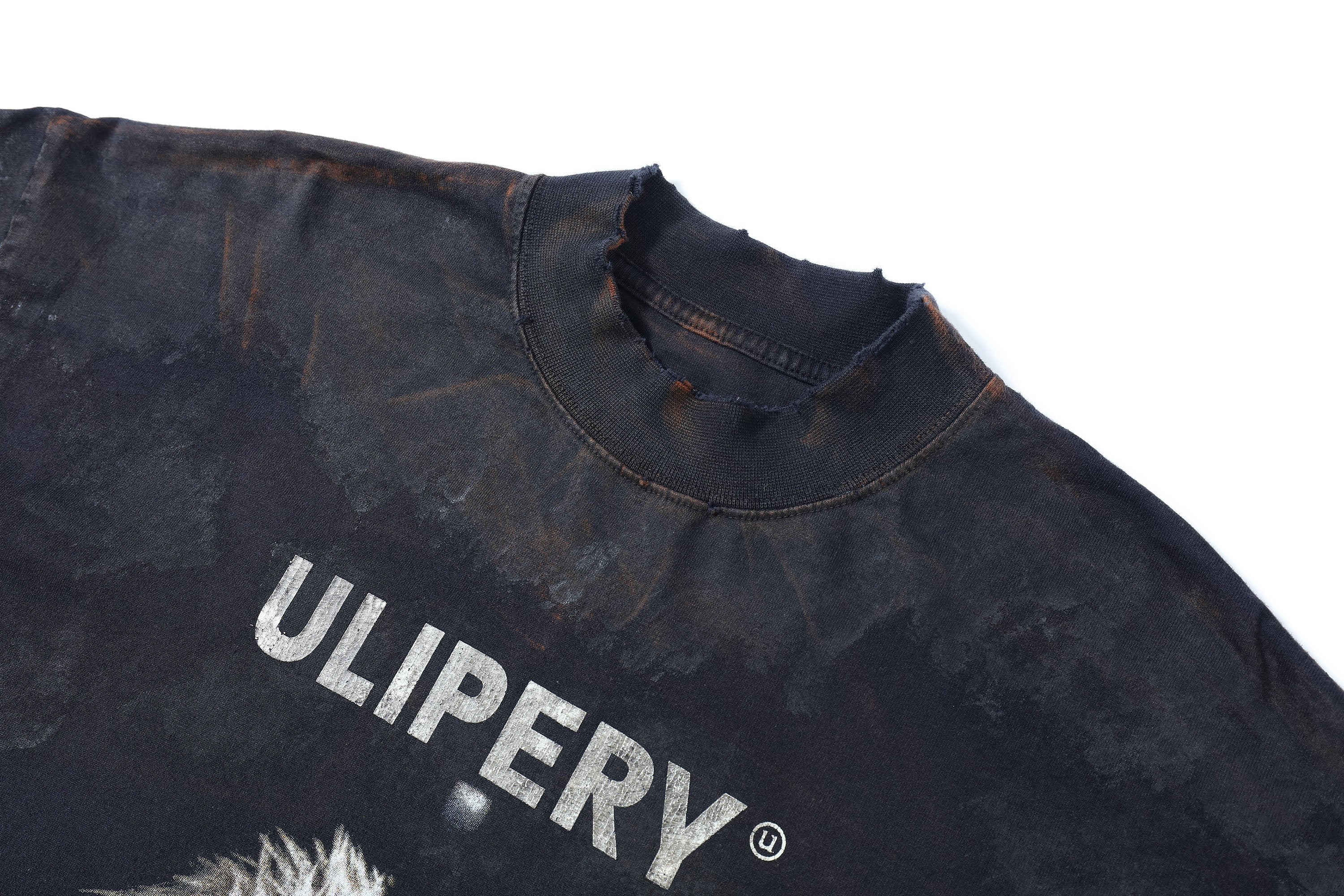ULIPERY Rammstein Forehead Spike Long Sleeve Tee