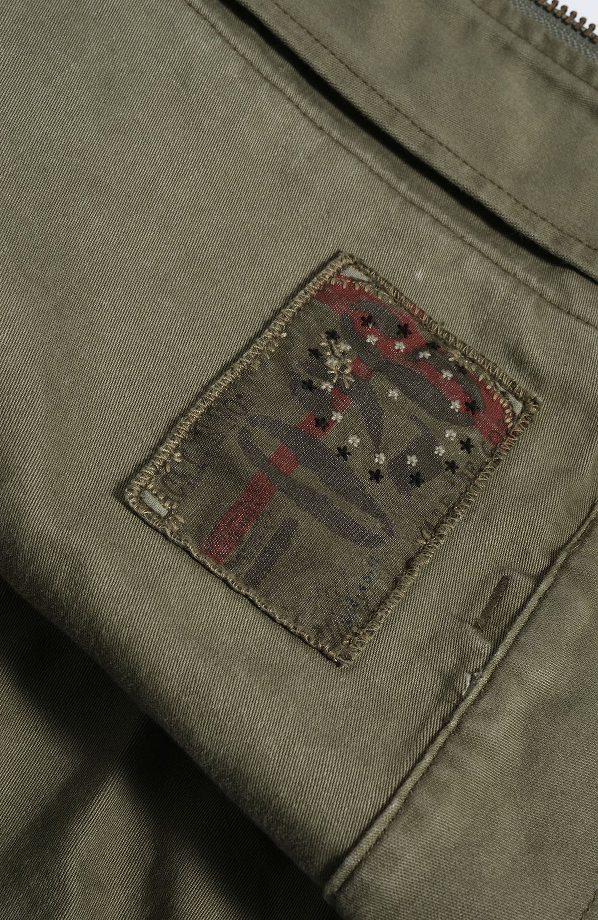 NEIGBORL Retro Washed Cotton Lapel Work Jacket