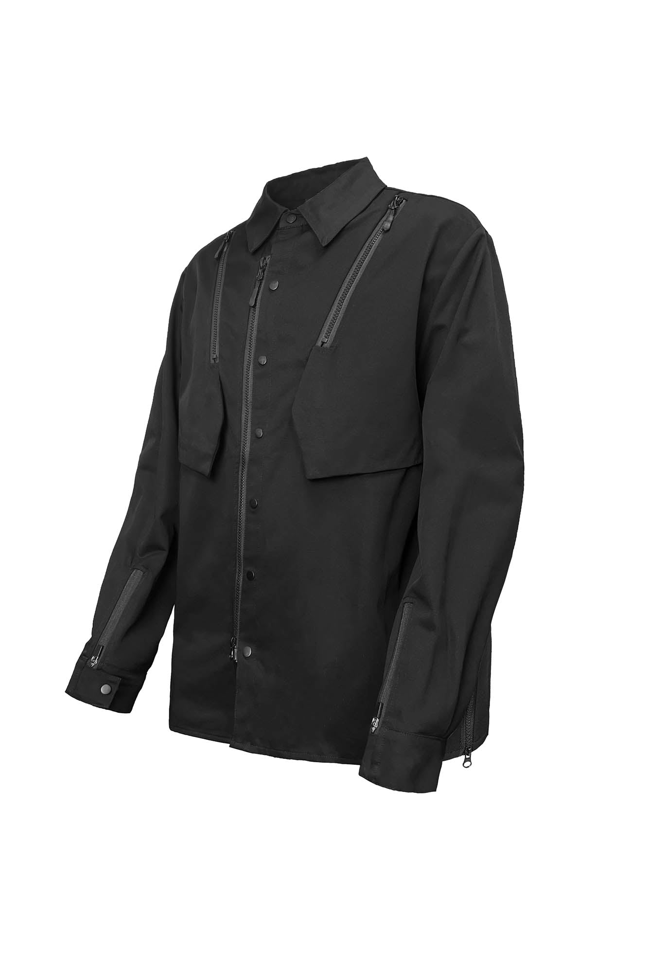 SILENSTORM Deconstructed Tactical Shirt, premium urban and streetwear designers apparel on PROJECTISR.com, SILENSTORM