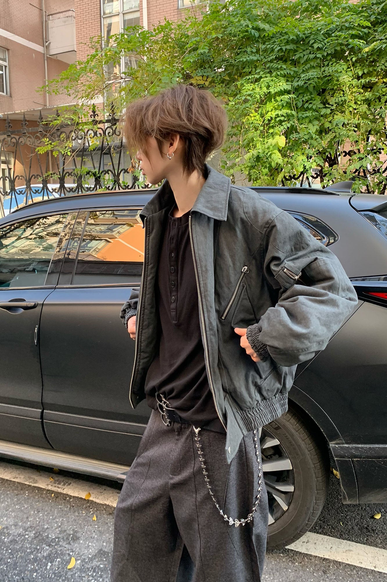 OKAYTHXBYE 3M Thinsulate Padded Multi-Zip Bomber Jacket, premium urban and streetwear designers apparel on PROJECTISR.com, OKAYTHXBYE