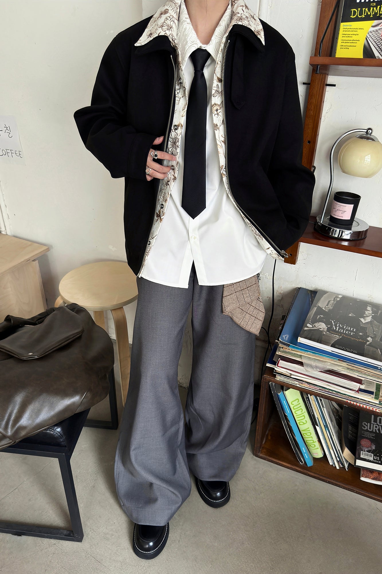 OKAYTHXBYE Double-Layer Floral Zip Jacket, premium urban and streetwear designers apparel on PROJECTISR.com, OKAYTHXBYE