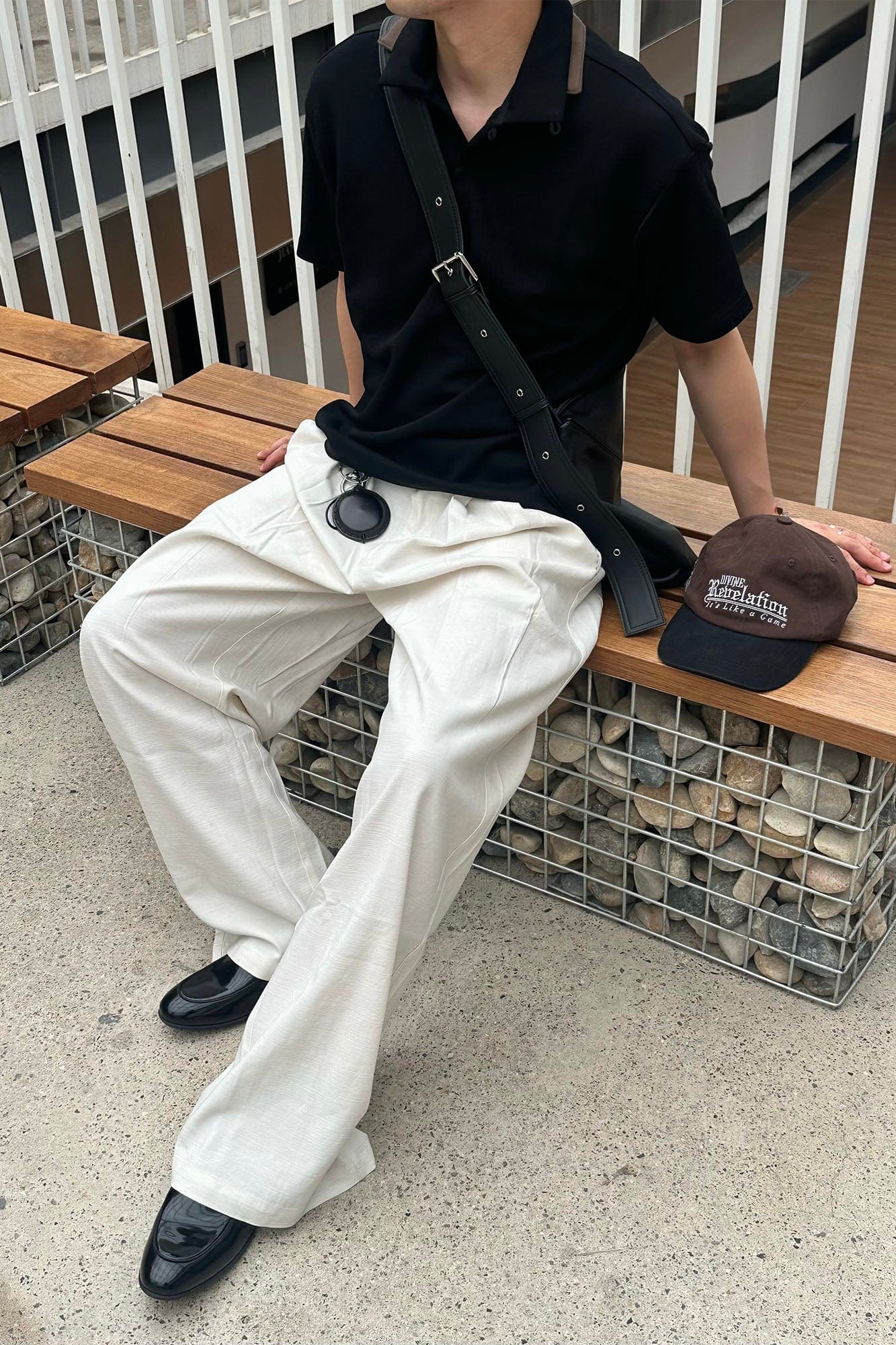 OKAYTHXBYE Pleated Linen-Blend Wide-Leg Trousers, premium urban and streetwear designers apparel on PROJECTISR.com, OKAYTHXBYE