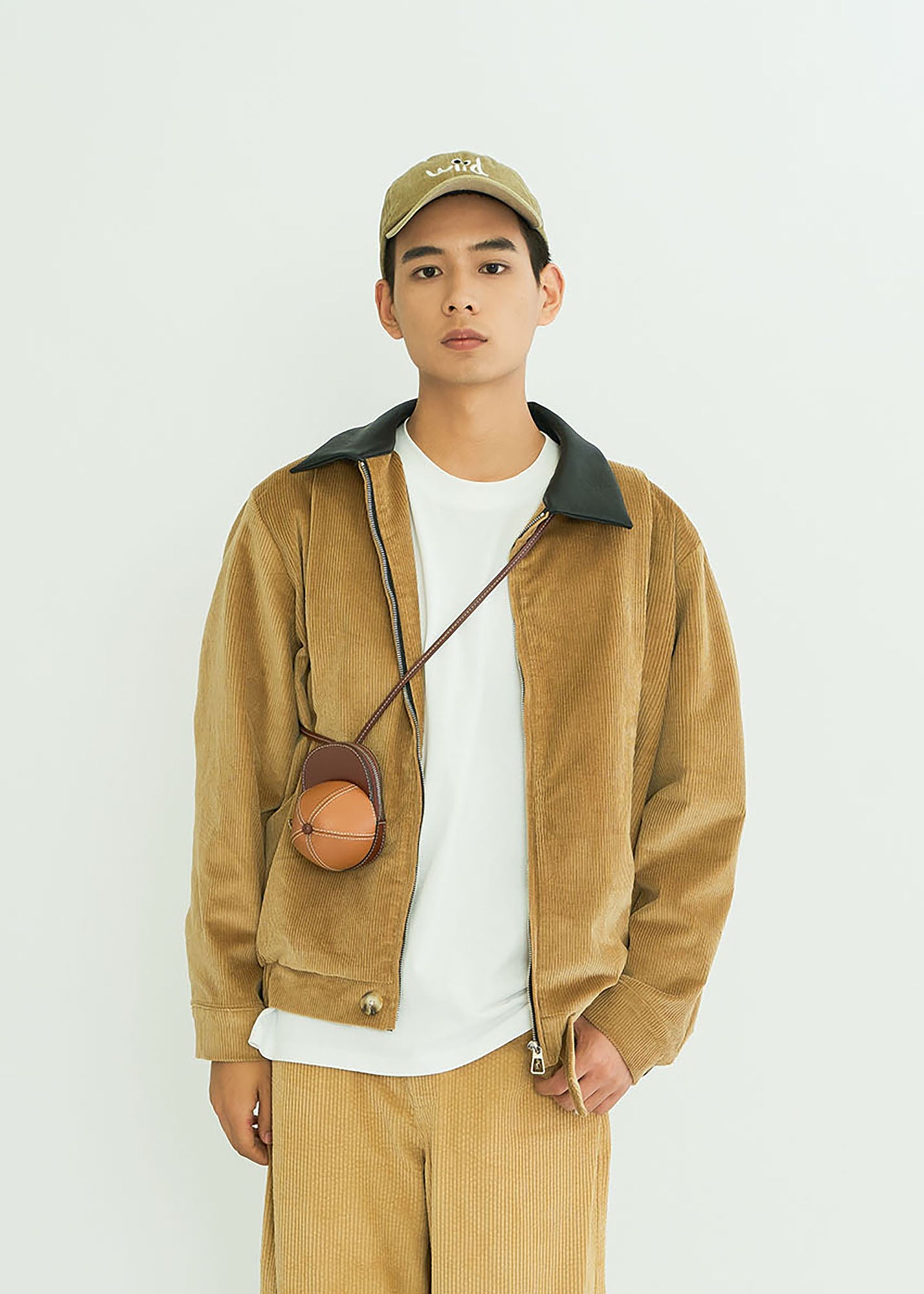 WIID Contrast Collar Corduroy Jacket, premium urban and streetwear designers apparel on PROJECTISR.com, WIID