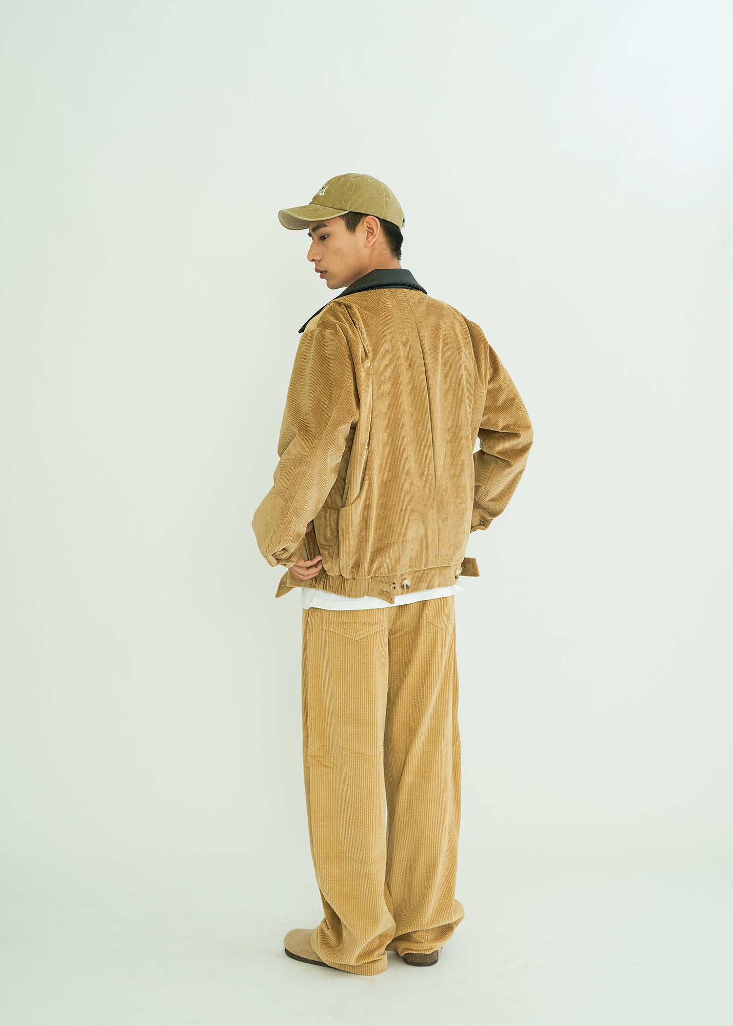 WIID Contrast Collar Corduroy Jacket, premium urban and streetwear designers apparel on PROJECTISR.com, WIID