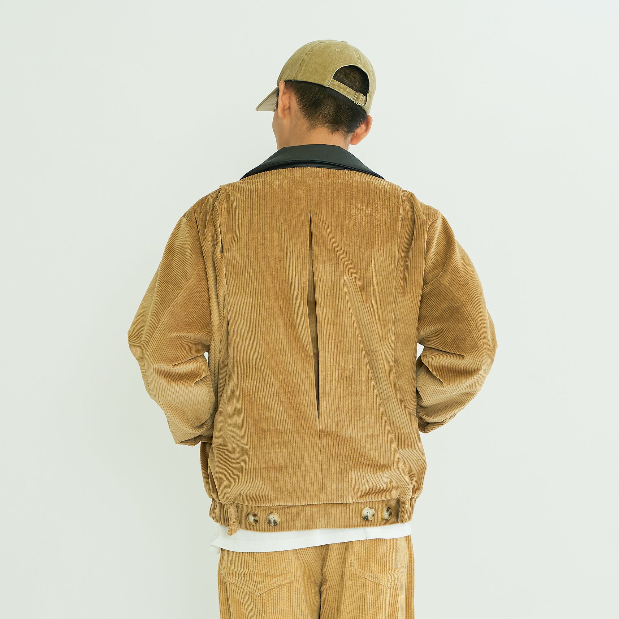 WIID Contrast Collar Corduroy Jacket, premium urban and streetwear designers apparel on PROJECTISR.com, WIID