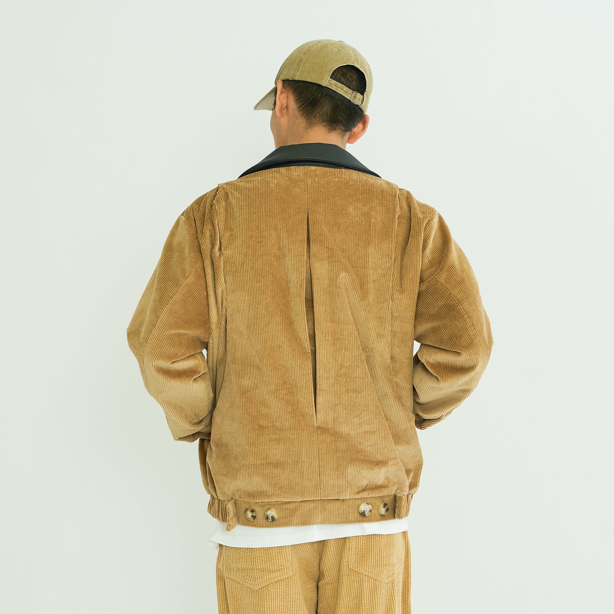 WIID Contrast Collar Corduroy Jacket, premium urban and streetwear designers apparel on PROJECTISR.com, WIID