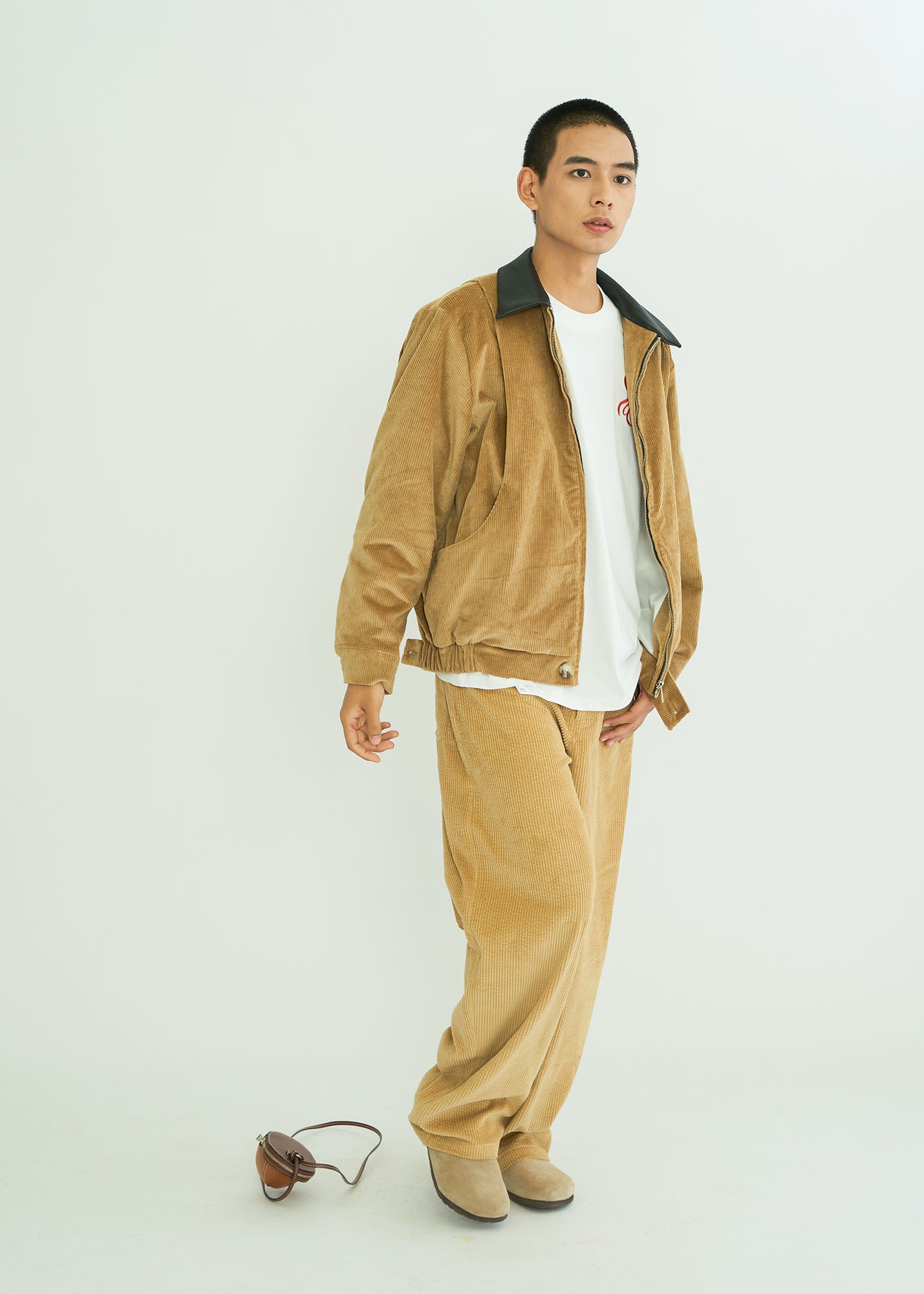 WIID Contrast Collar Corduroy Jacket, premium urban and streetwear designers apparel on PROJECTISR.com, WIID