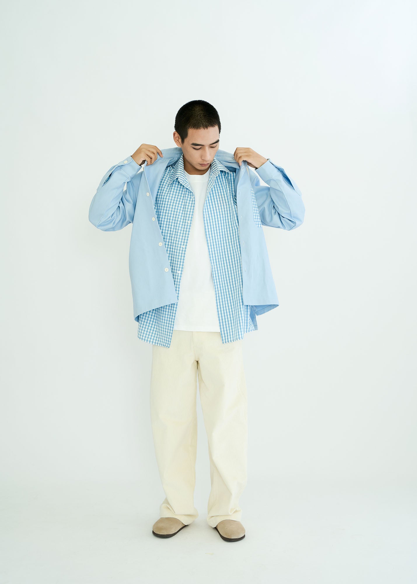 WIID Checks Pocket Hooded Shirt, premium urban and streetwear designers apparel on PROJECTISR.com, WIID