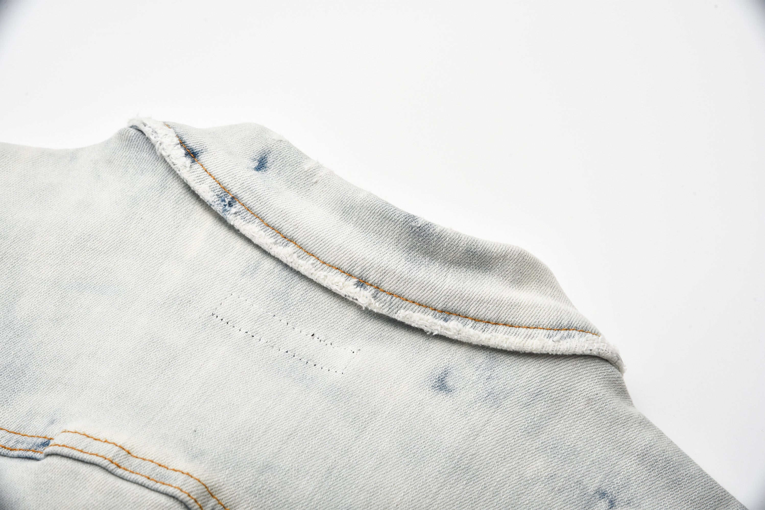 VENTUREK Distressed Washed Studded Patch Denim Vest, premium urban and streetwear designers apparel on PROJECTISR.com, VENTUREK