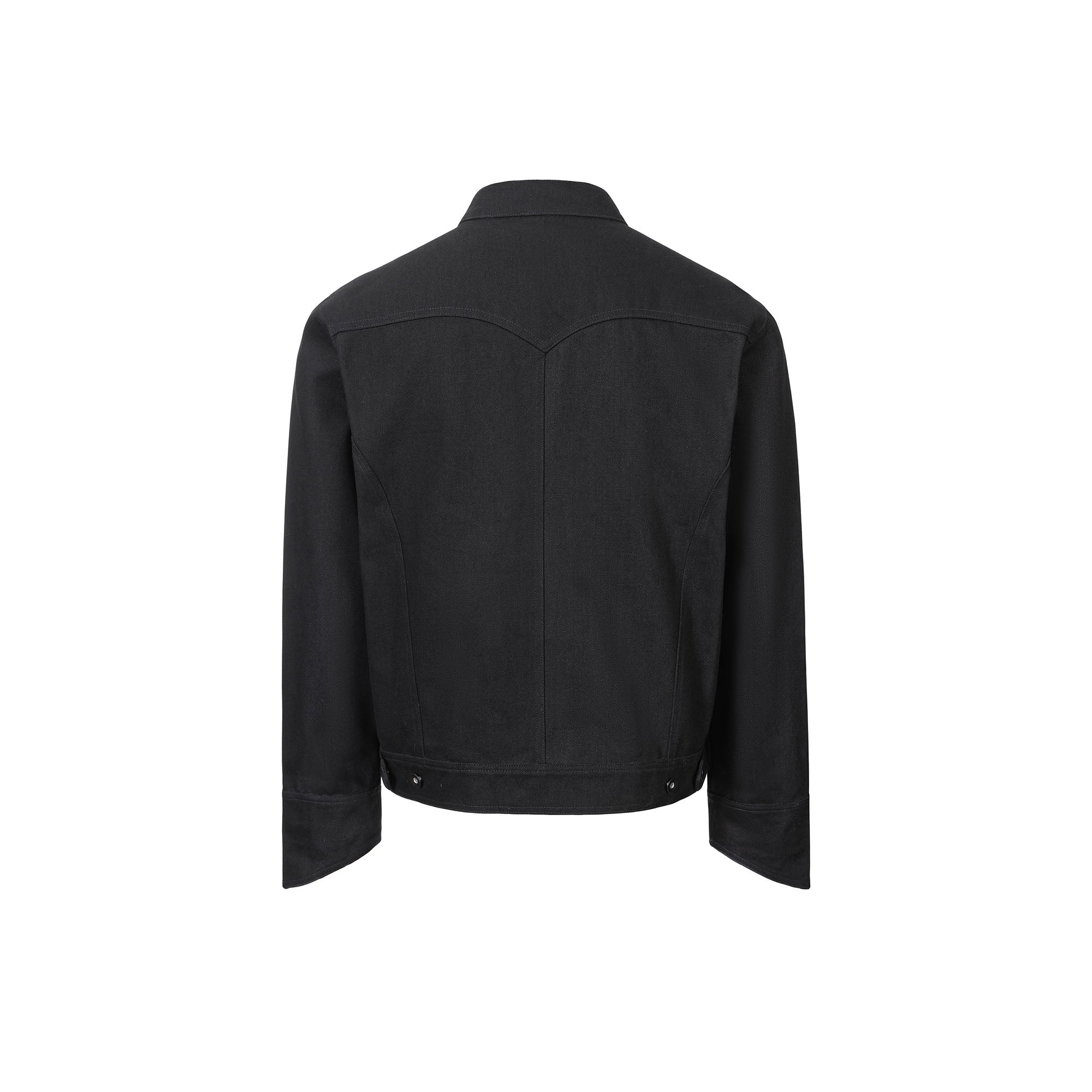 ESAIAS Asymmetric Stand-Collar Military Jacket, premium urban and streetwear designers apparel on PROJECTISR.com, ESAIAS