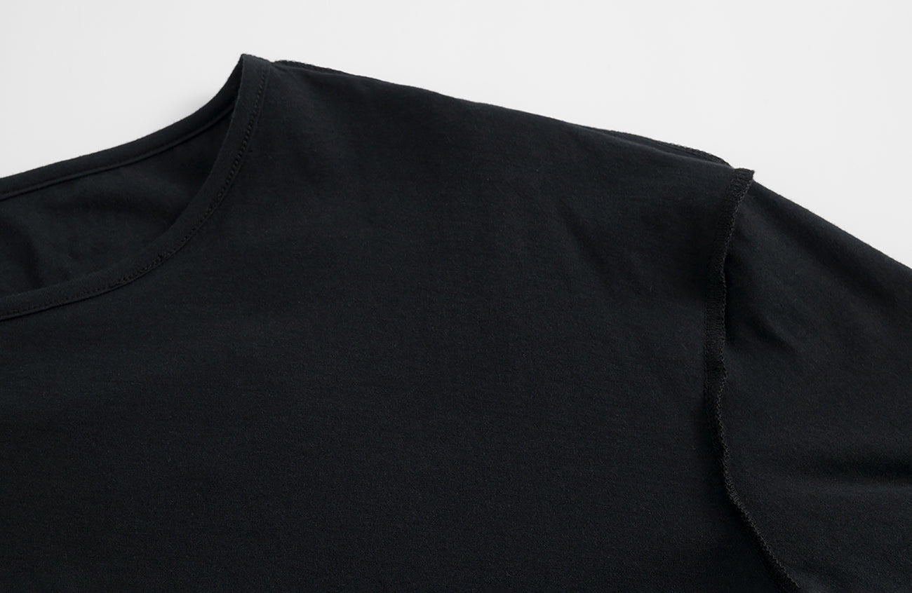 SADSOUP Layered Henley Graphic Long-Sleeve Tee
