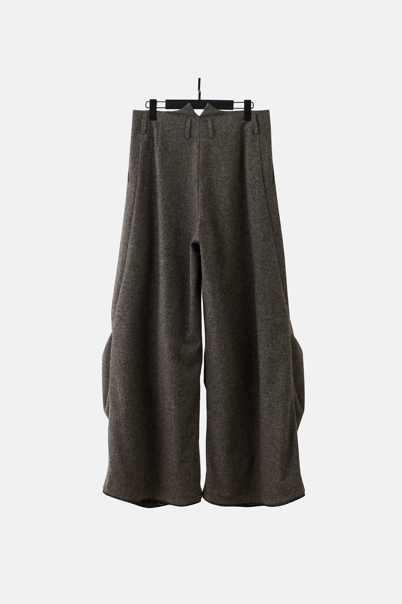 ILNya Nieternite Nifutur Crinkled Wool-Blend Voluminous Trousers, premium urban and streetwear designers apparel on PROJECTISR.com, ILNya Nieternite Nifutur
