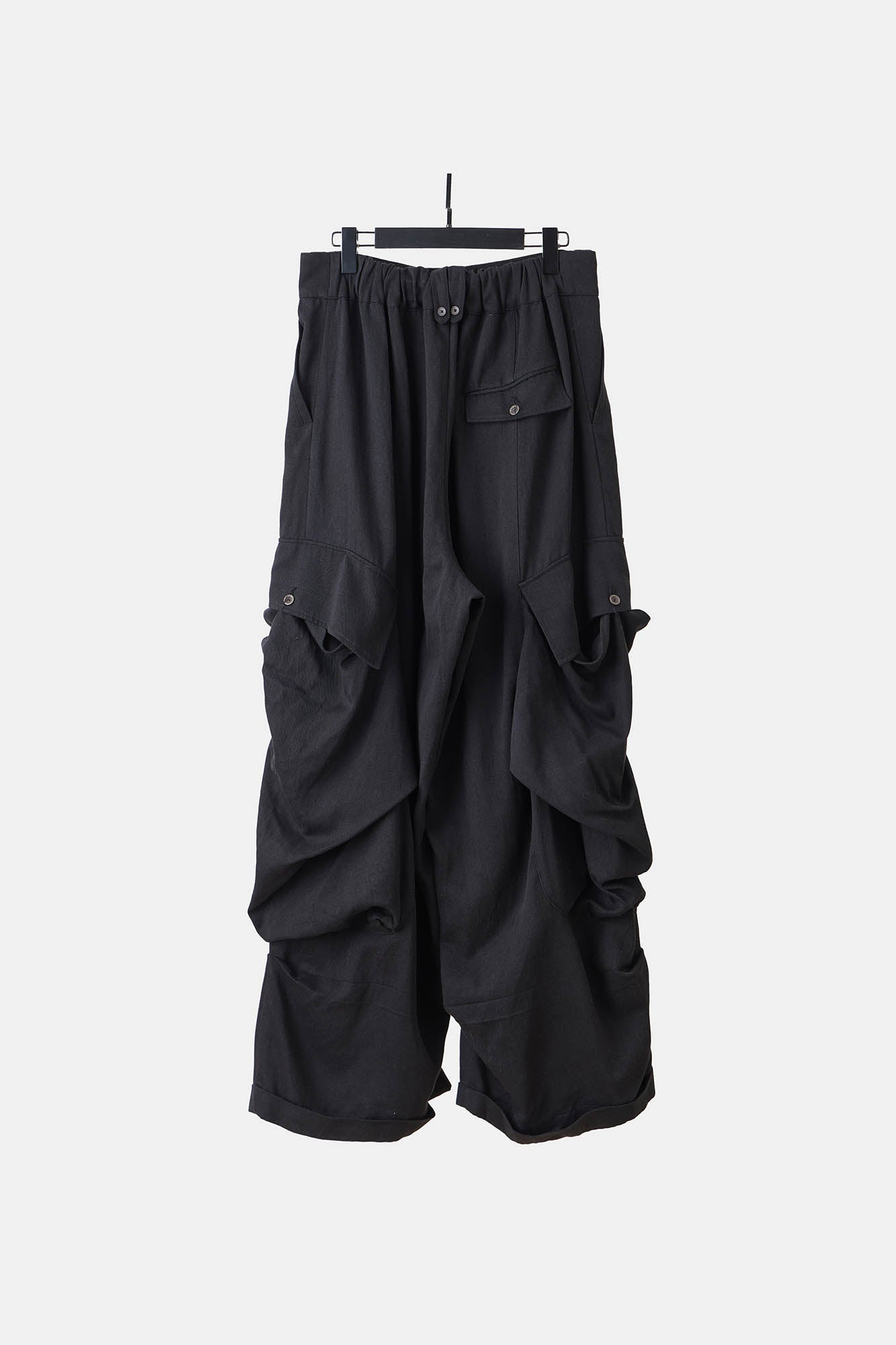 ILNya Nieternite Nifutur Draped Big-Pocket Wide-Leg Cargo Pants