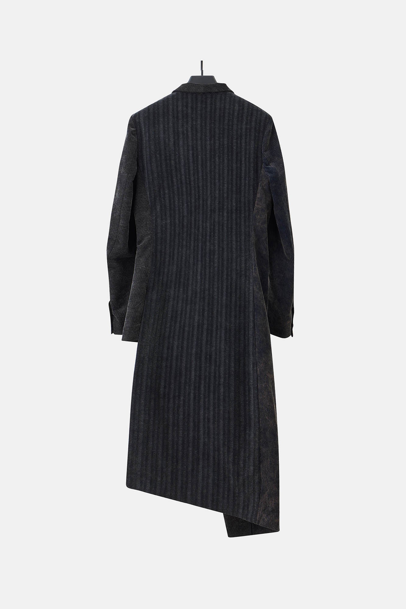 ILNya Nieternite Nifutur Distressed Corduroy Asymmetric Spliced Blazer