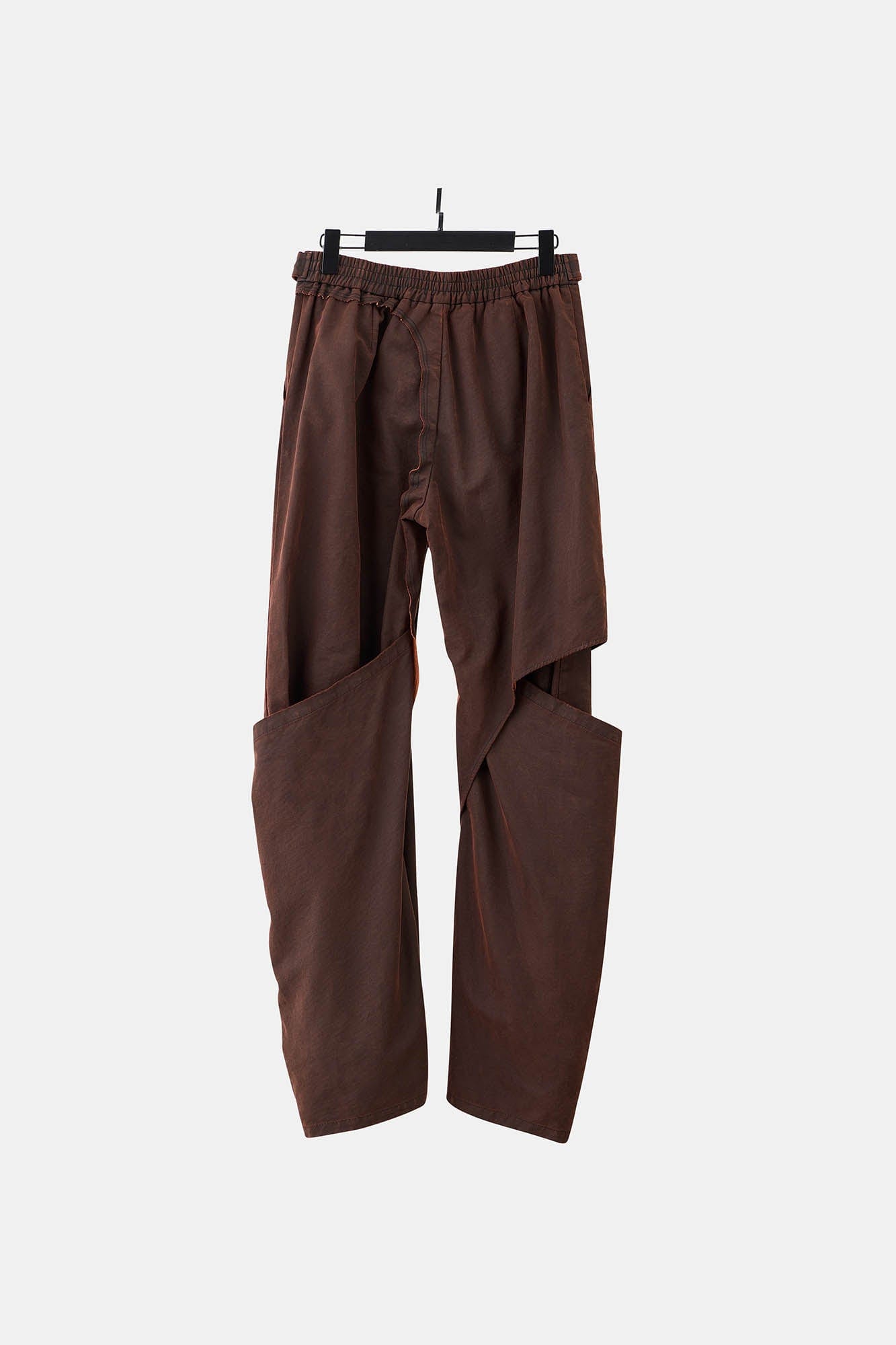 ILNya Nieternite Nifutur Weathered Coated Deconstructed Trousers, premium urban and streetwear designers apparel on PROJECTISR.com, ILNya Nieternite Nifutur