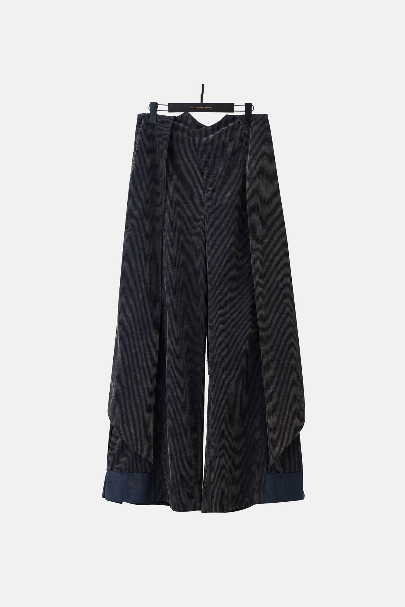 ILNya Nieternite Nifutur Layered Corduroy Wrap-Paneled Wide-Leg Trousers, premium urban and streetwear designers apparel on PROJECTISR.com, ILNya Nieternite Nifutur