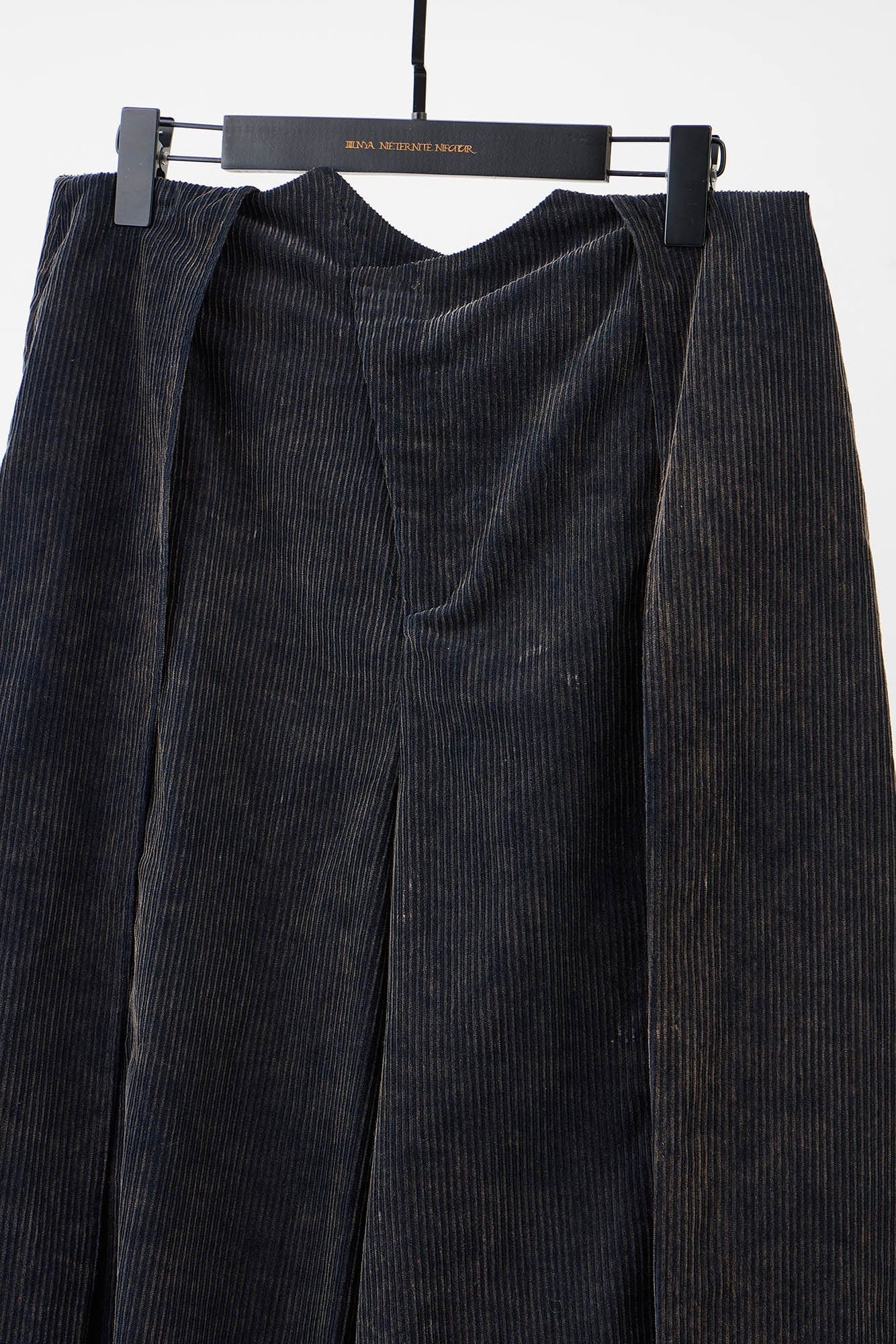 ILNya Nieternite Nifutur Layered Corduroy Wrap-Paneled Wide-Leg Trousers, premium urban and streetwear designers apparel on PROJECTISR.com, ILNya Nieternite Nifutur