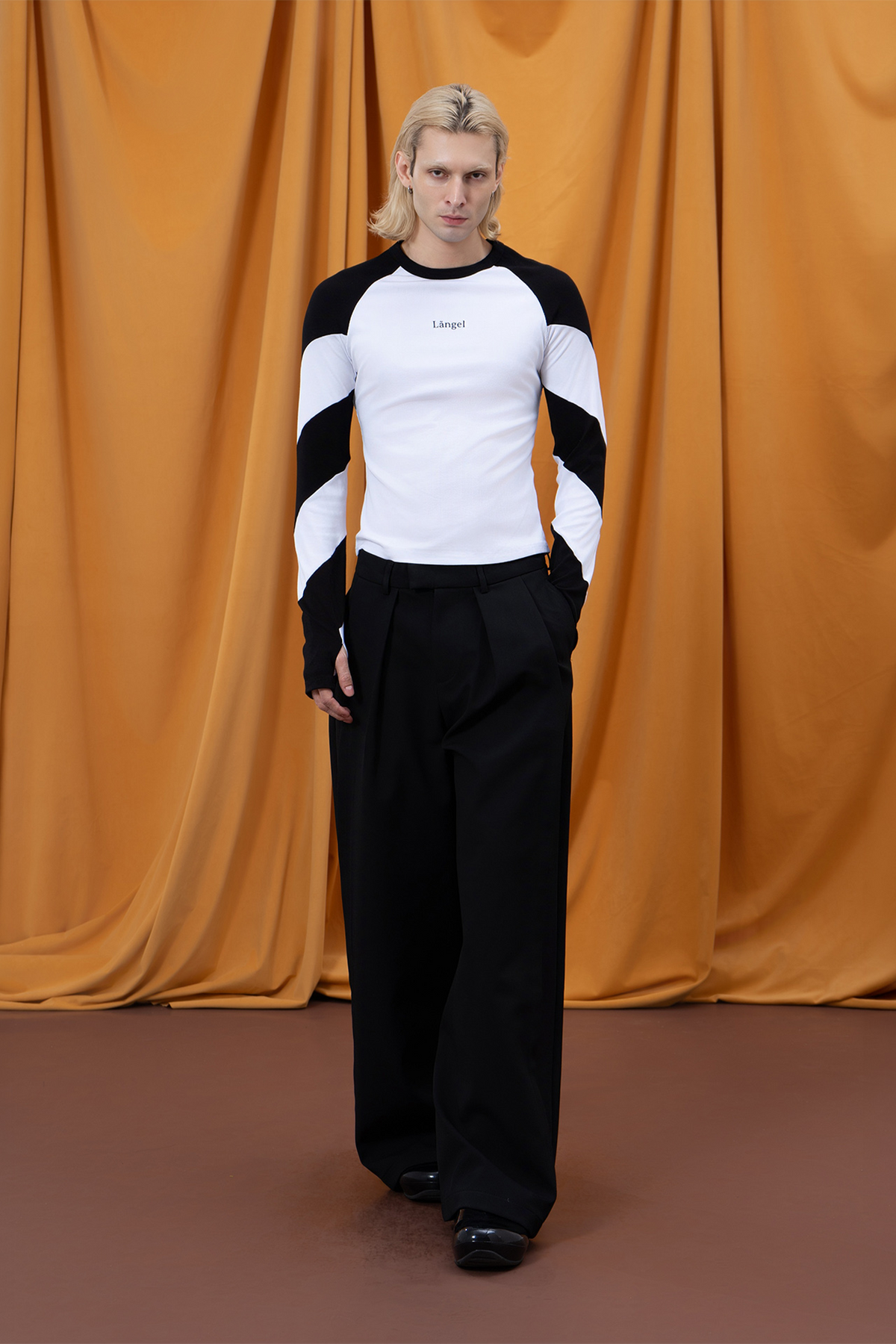 CLP Pleated Retro Wide-Leg Trousers